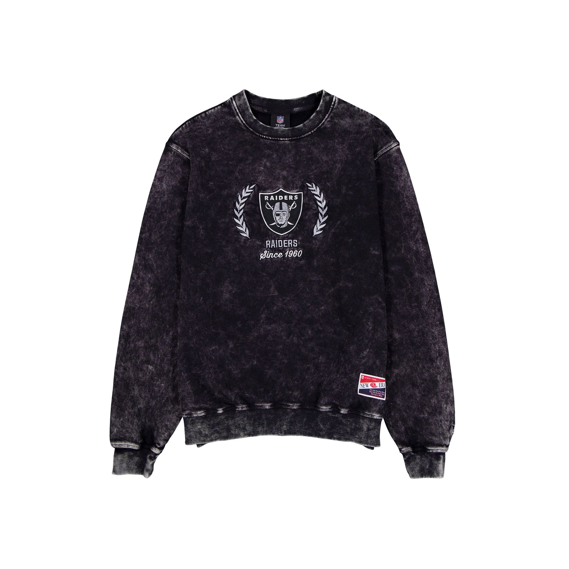 Las Vegas Raiders Col rond délavé Throwback