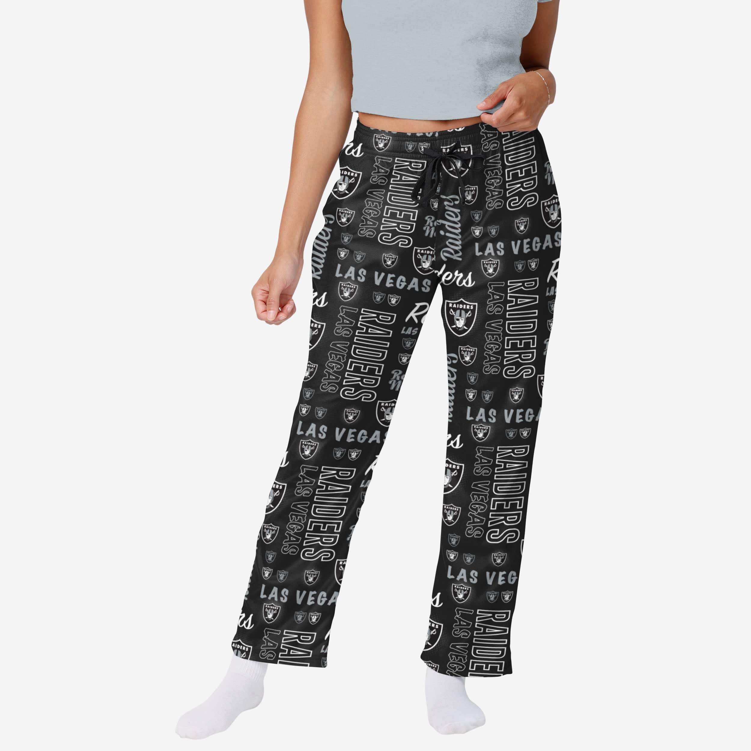 Las Vegas Raiders Pantalon de survêtement mini imprimé pour femme