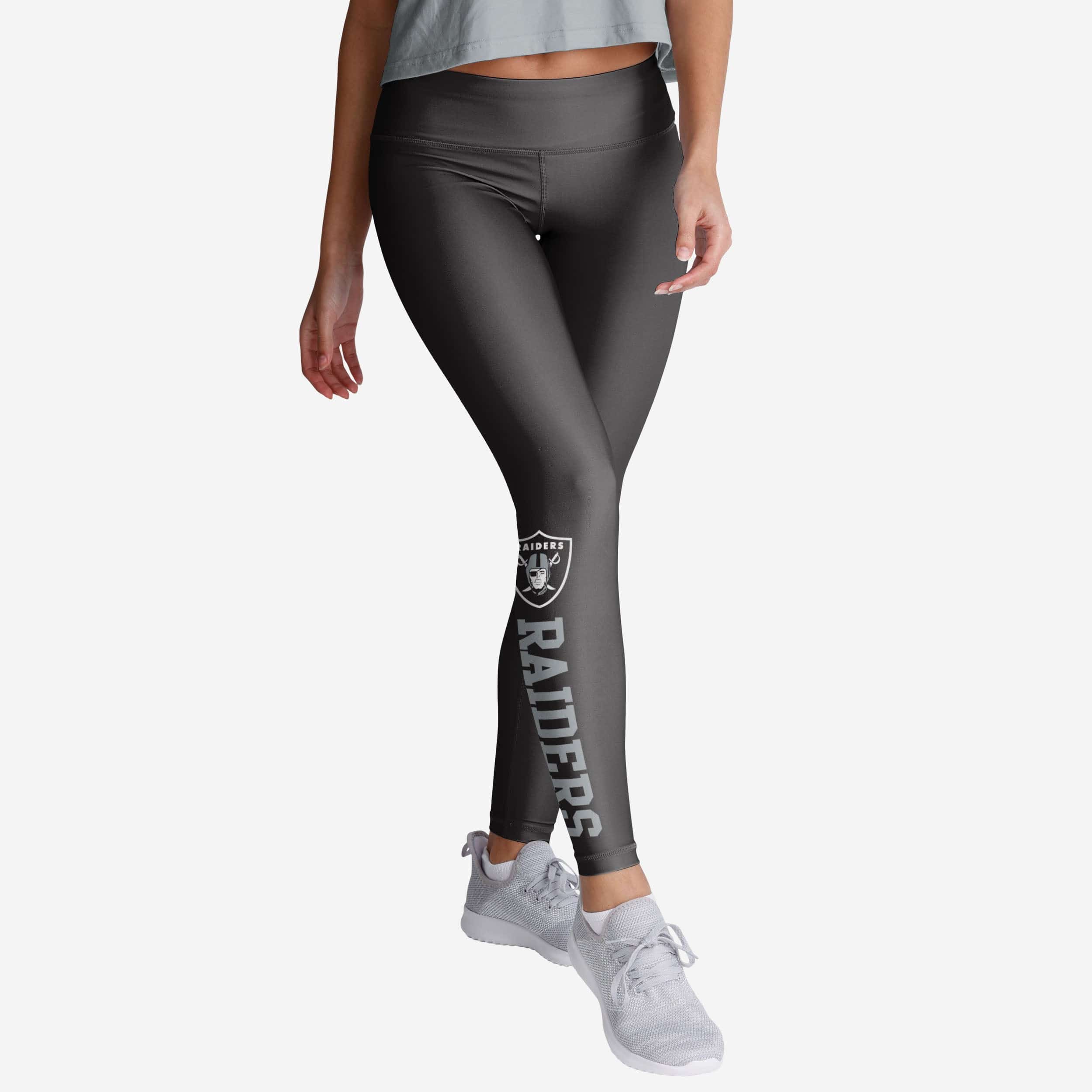 Las Vegas Raiders Legging uni avec mot-symbole pour femme