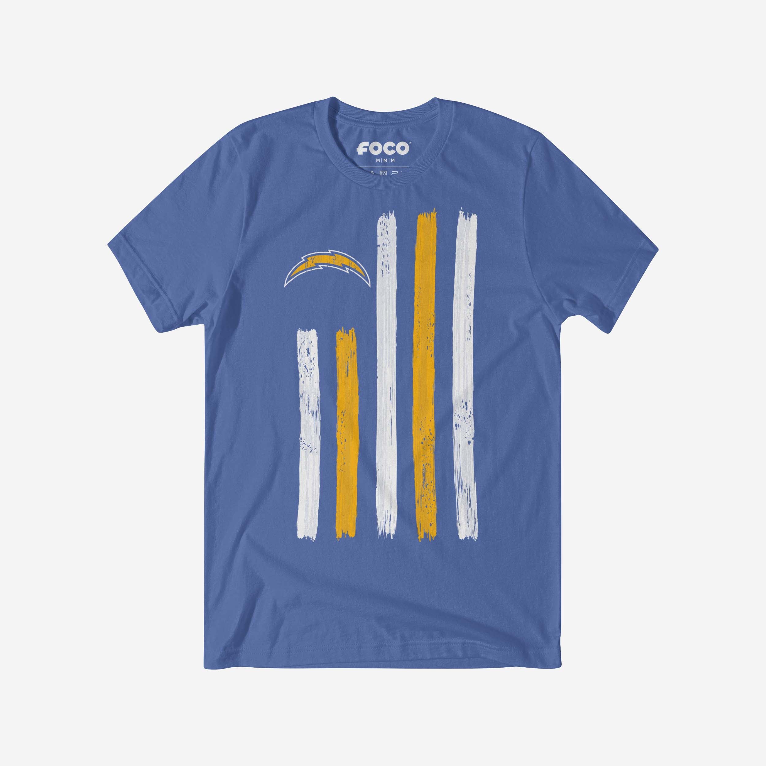Los Angeles Chargers T-shirt drapeau coup de pinceau