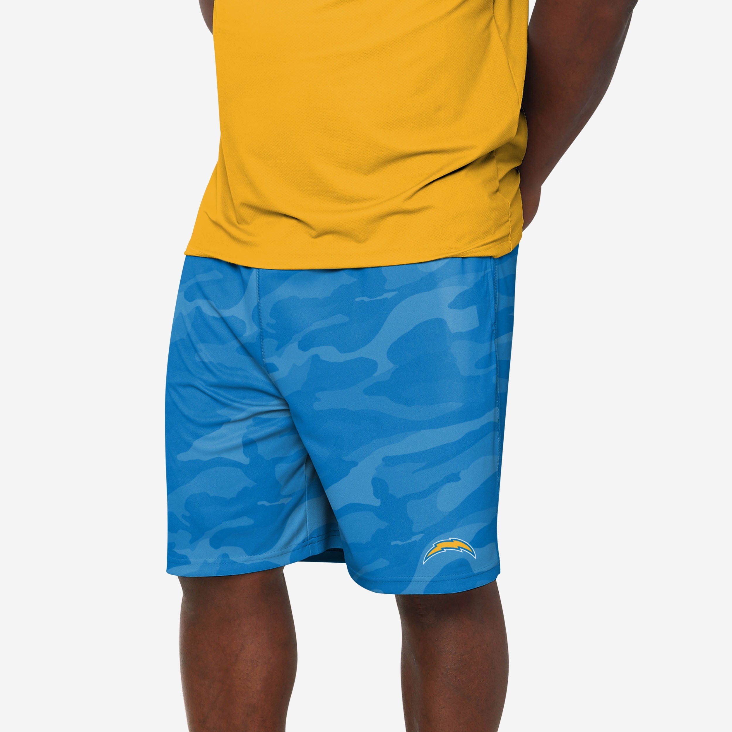 Short d'entraînement Cool Camo Los Angeles Chargers