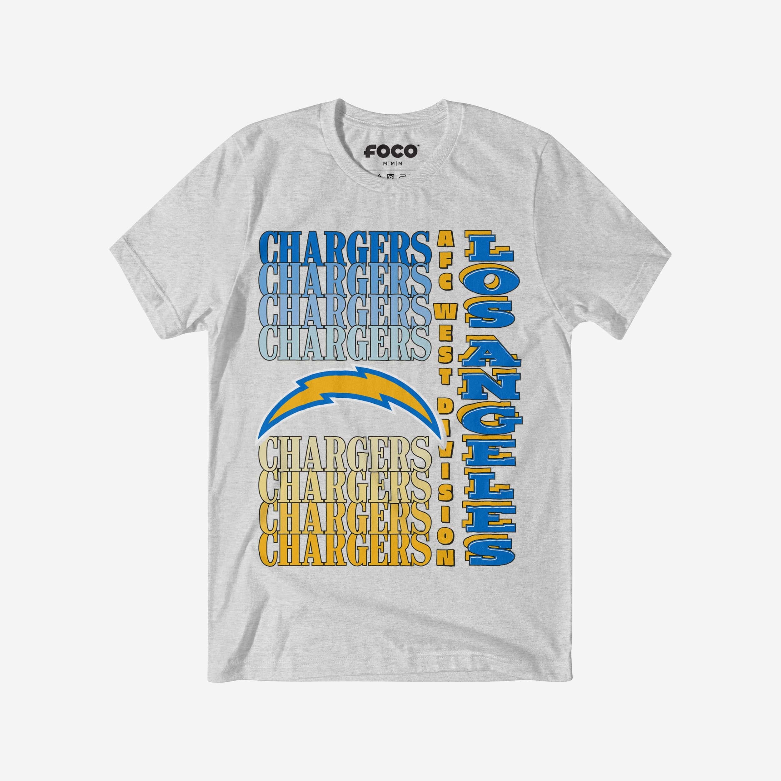 Los Angeles Chargers T-shirt avec mot-symbole dégradé
