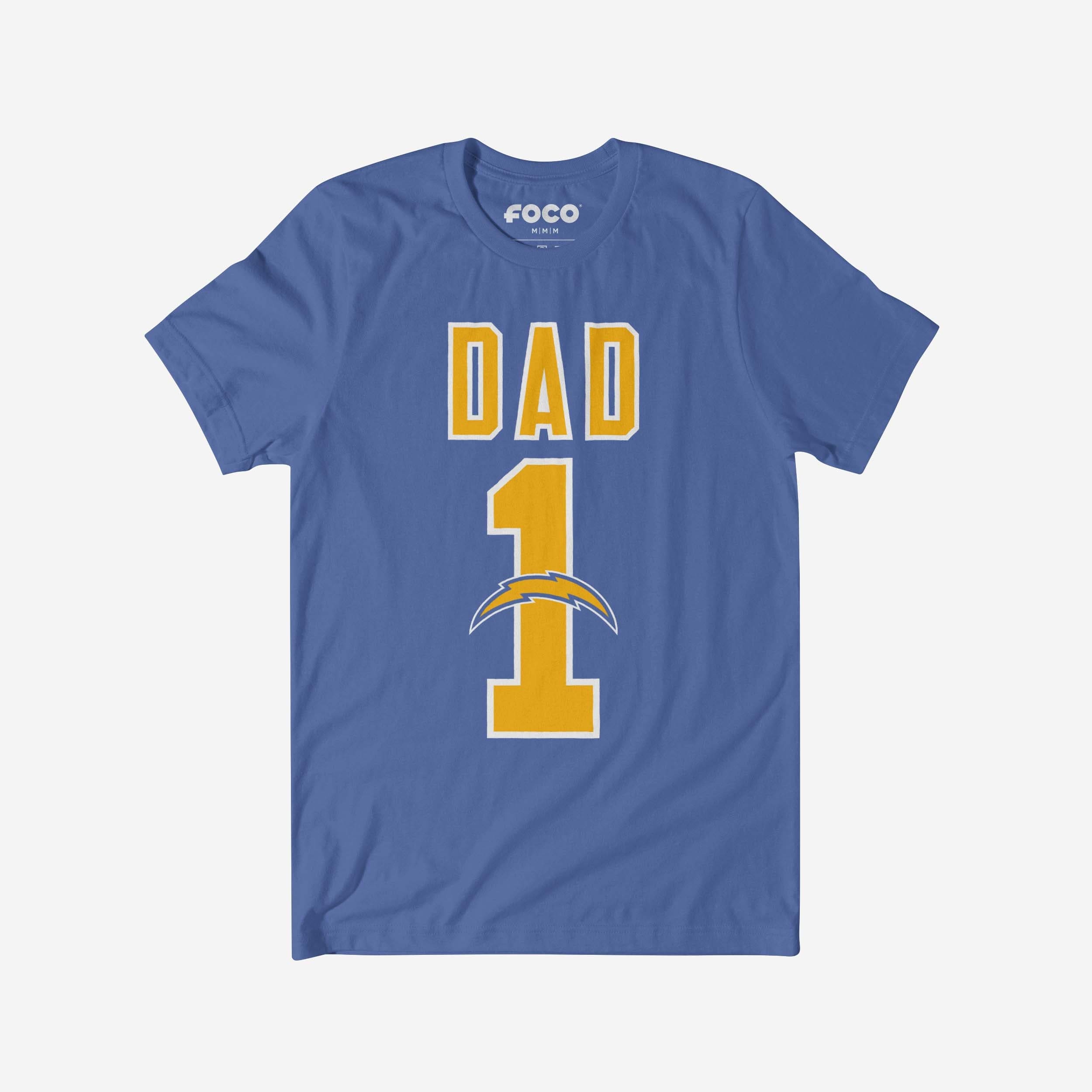 Los Angeles Chargers T-shirt papa numéro 1