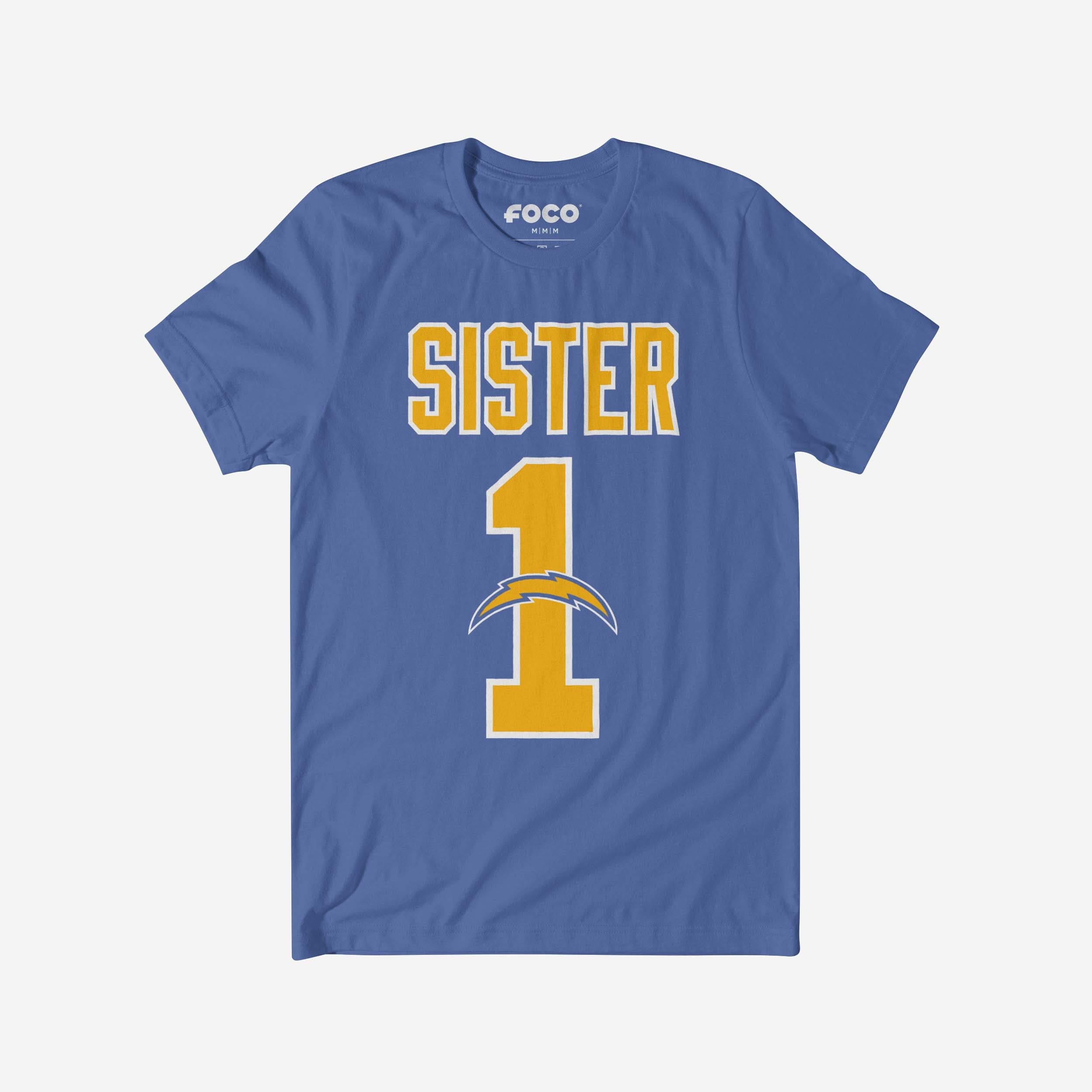 Los Angeles Chargers T-shirt sœur numéro 1