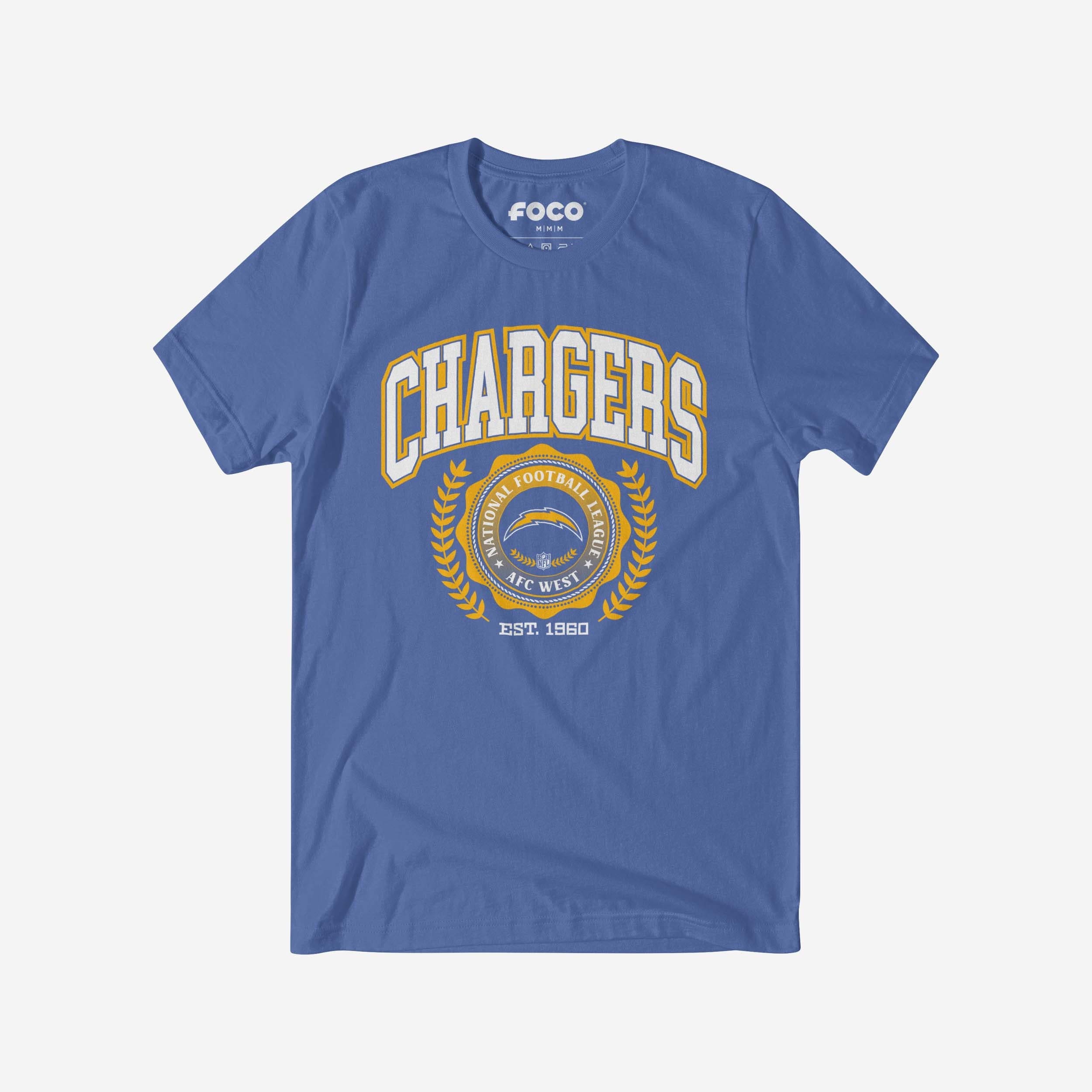 T-shirt à écusson de l'équipe Los Angeles Chargers