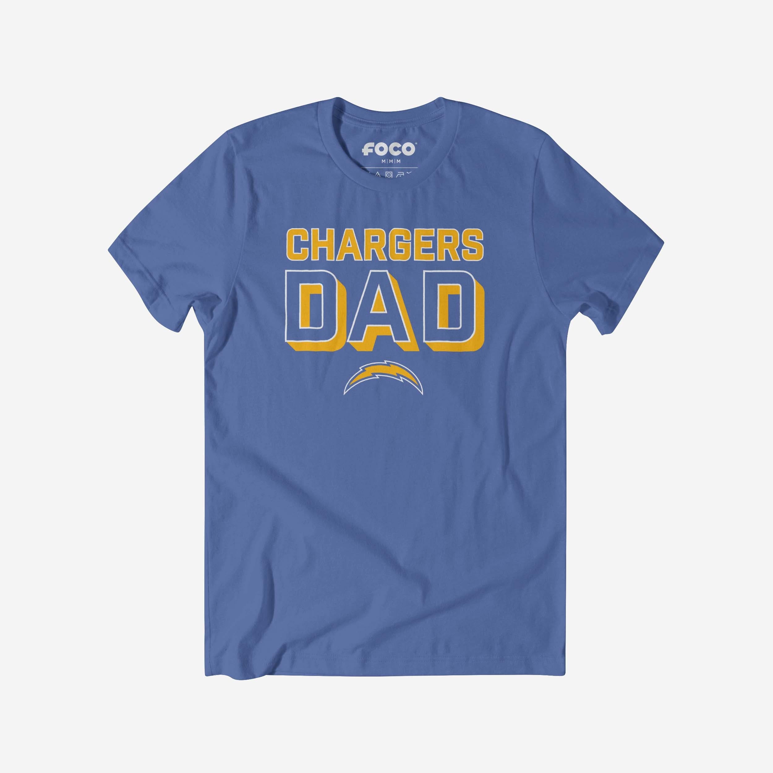 T-shirt papa de l'équipe Los Angeles Chargers