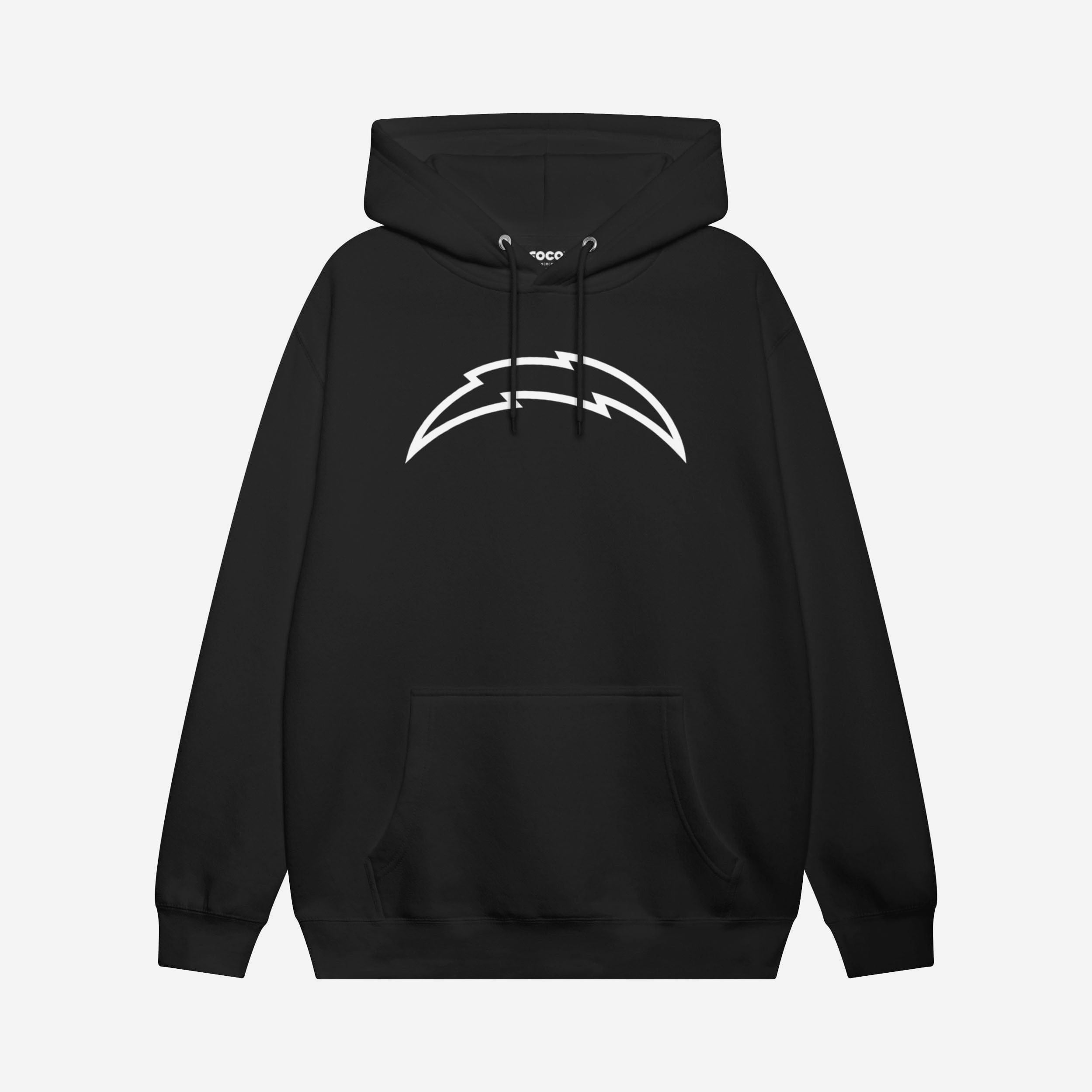 Los Angeles Chargers Sweat à capuche blanc avec logo