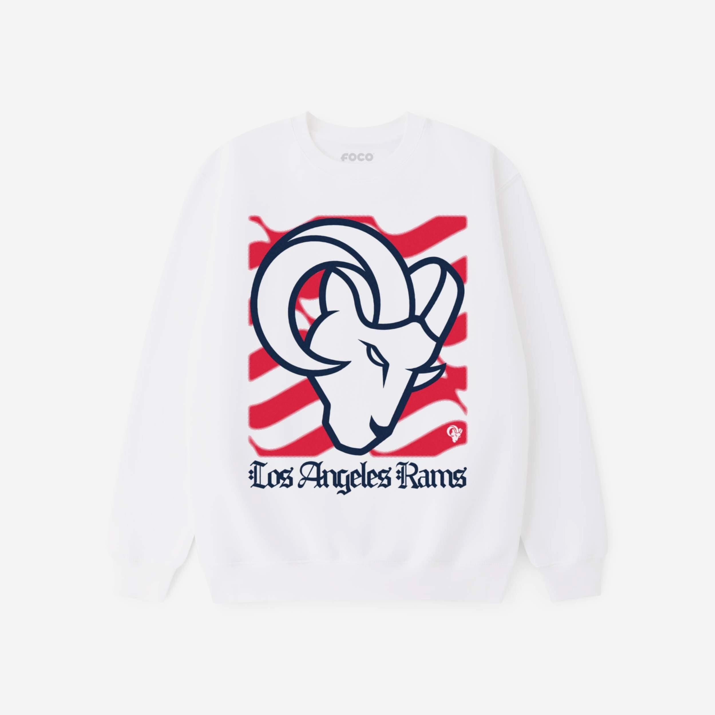 Los Angeles Rams Sweat-shirt à col rond avec logo American Heritage