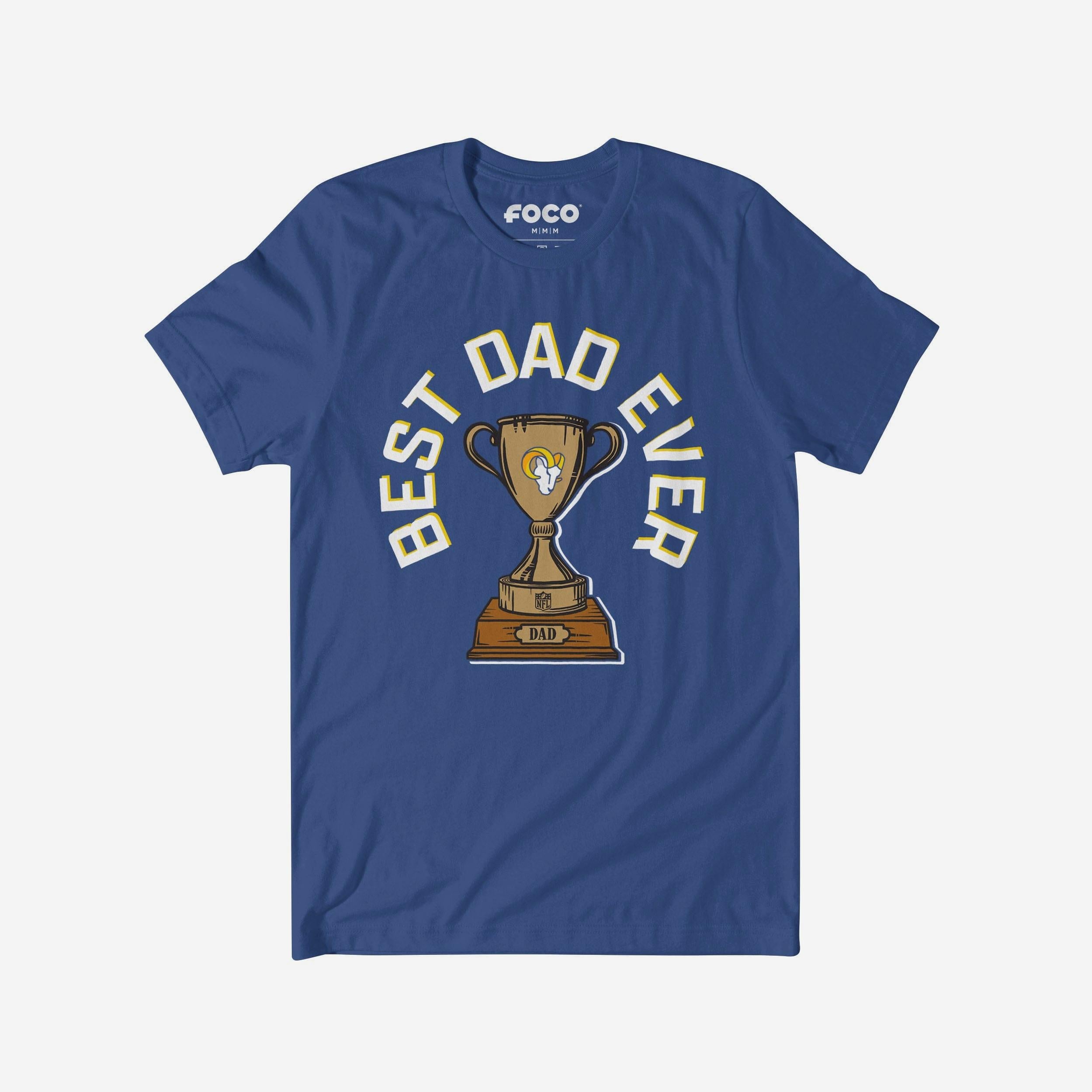 Los Angeles Rams T-shirt Trophée du meilleur papa de tous les temps