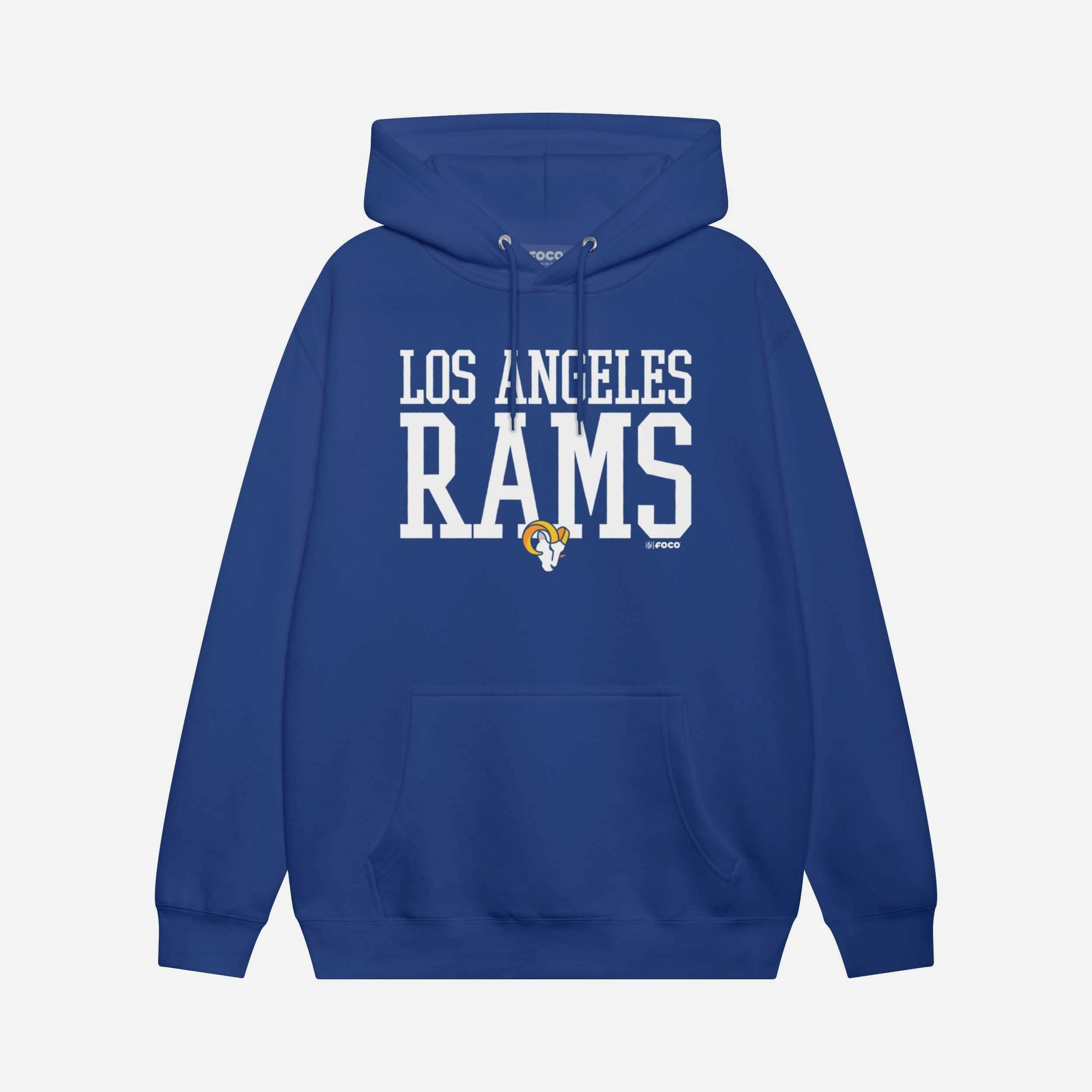 Los Angeles Rams Sweat à capuche avec mot en gras