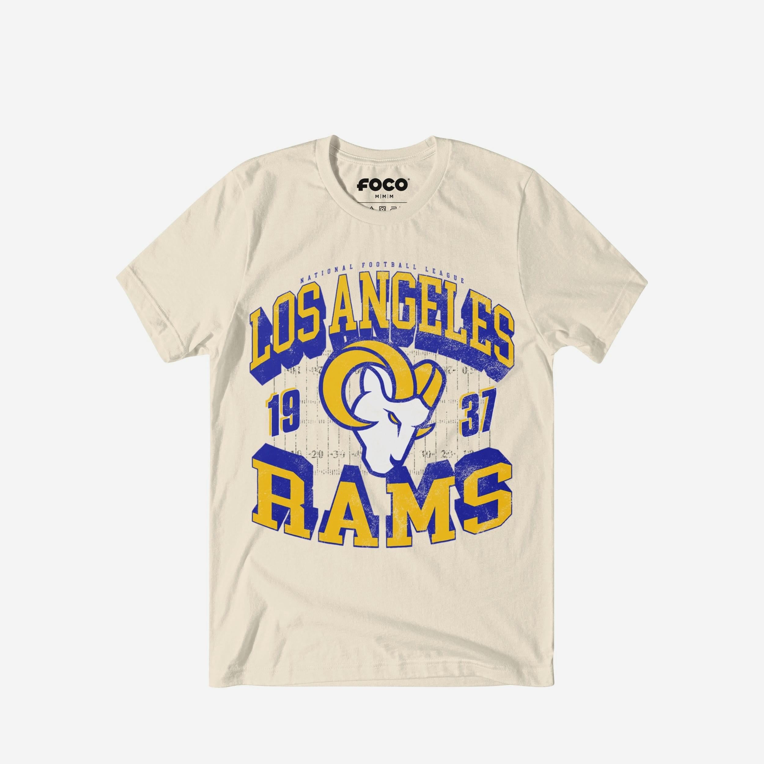 Los Angeles Rams T-shirt avec mot-symbole arqué
