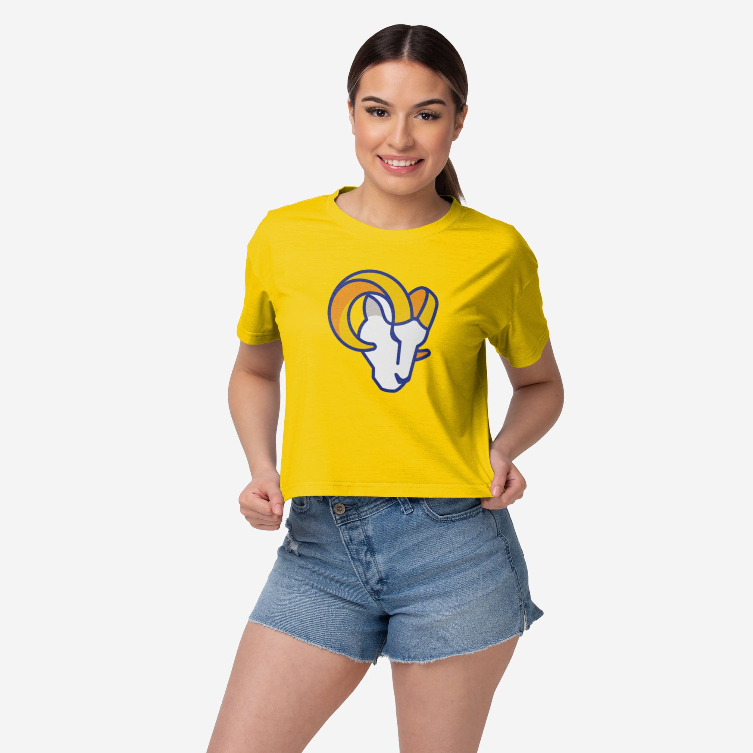 Los Angeles Rams Haut court de couleur d'équipe alternative pour femmes