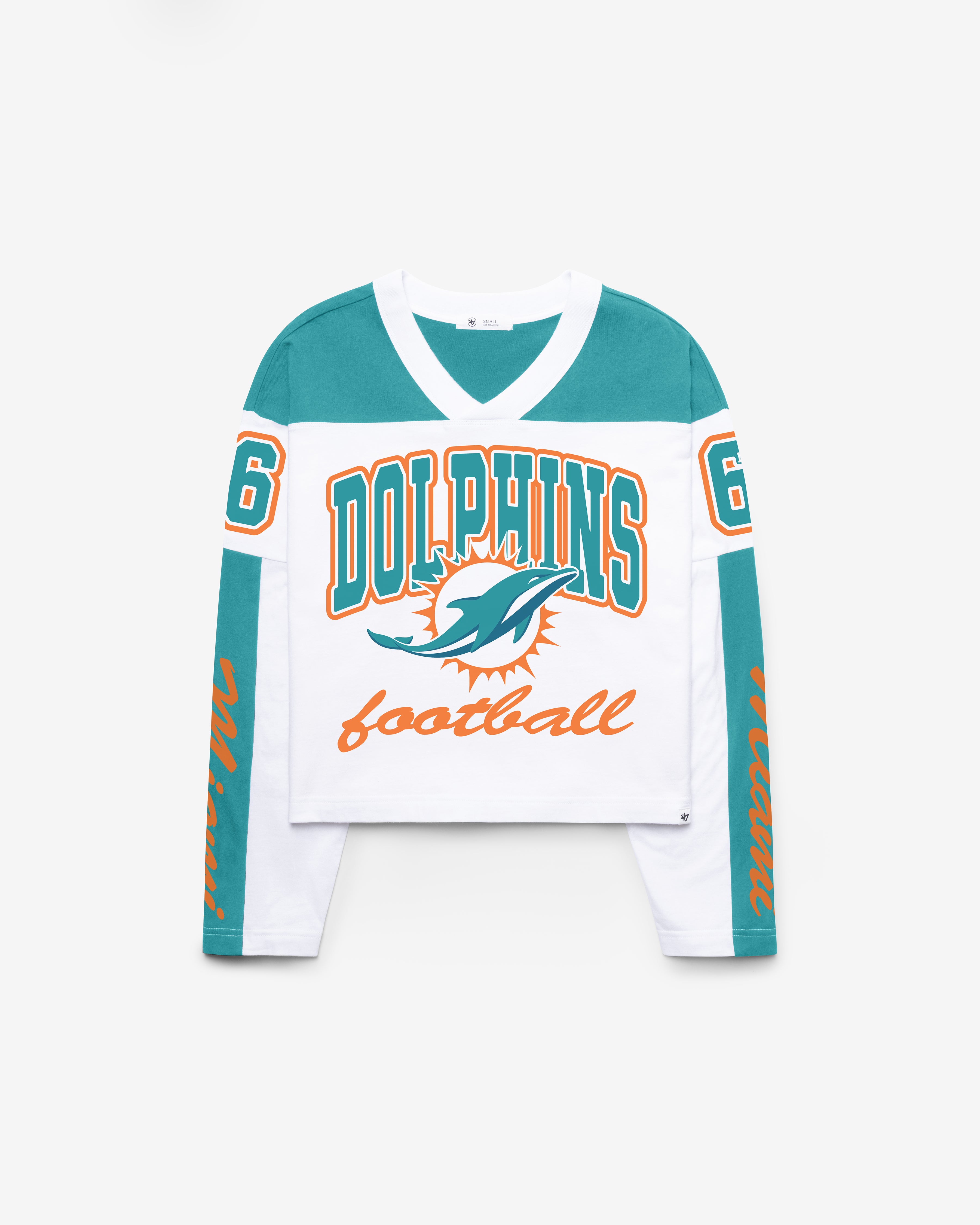 Miami Dolphins EXCLAMATION '47 T-SHIRT EN JERSEY METRO FEMME