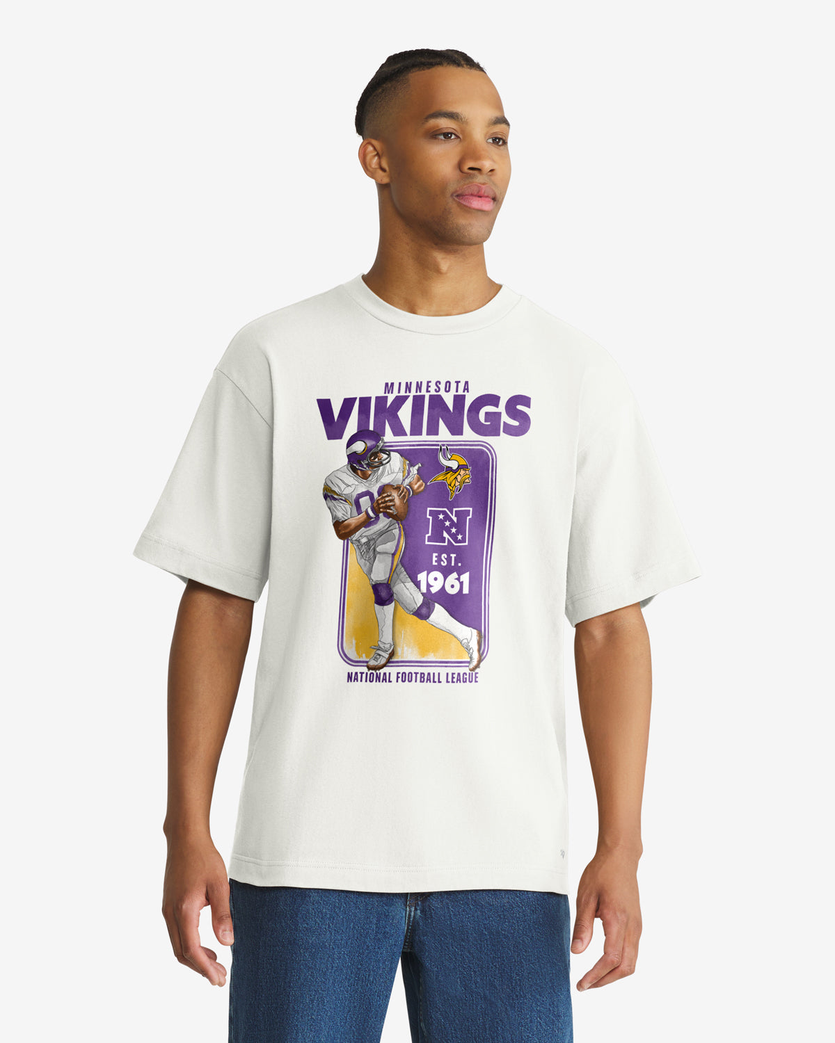 Minnesota Vikings T-SHIRT FONDATION PLAYBRUSH '47