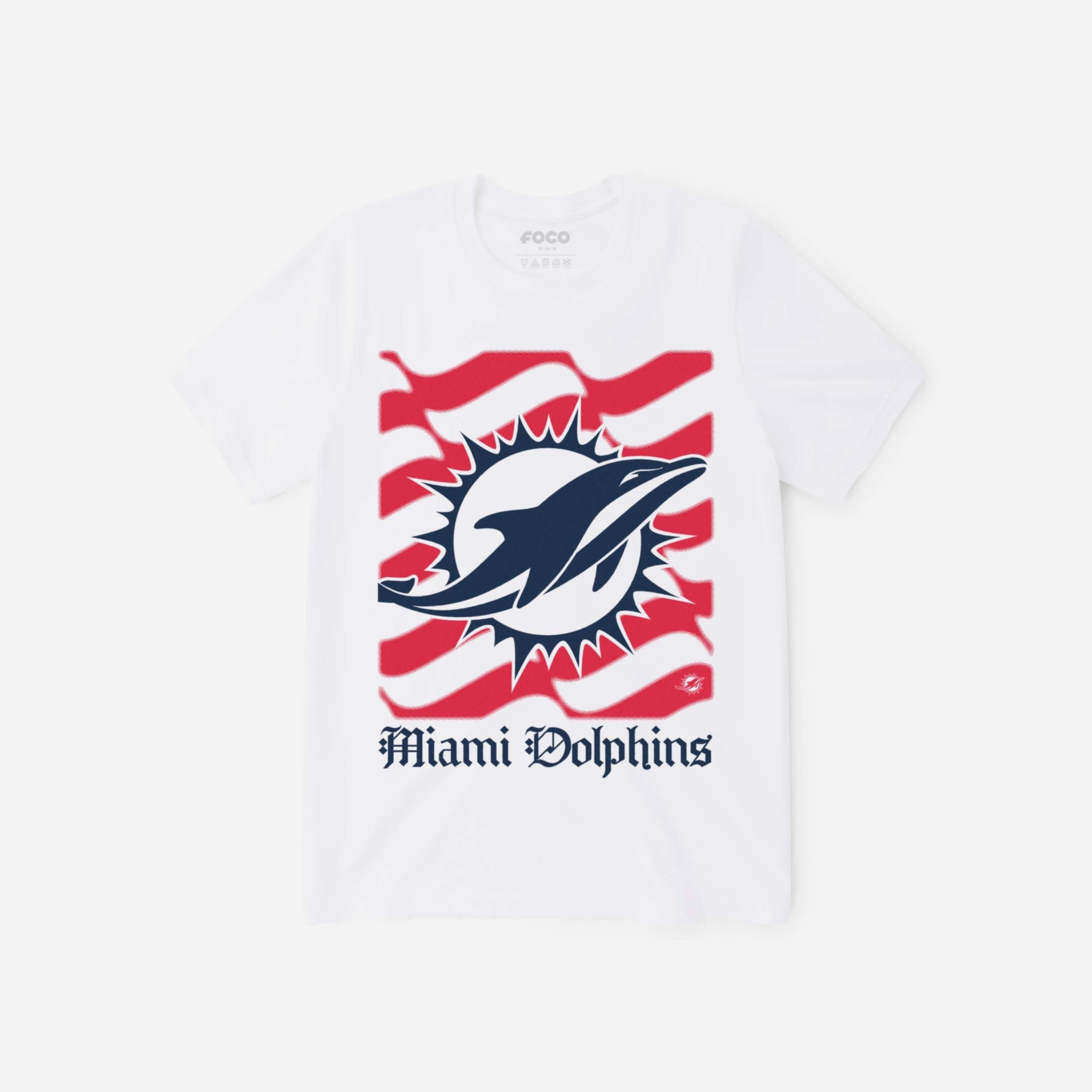 Miami Dolphins T-shirt avec le mot-symbole du patrimoine américain
