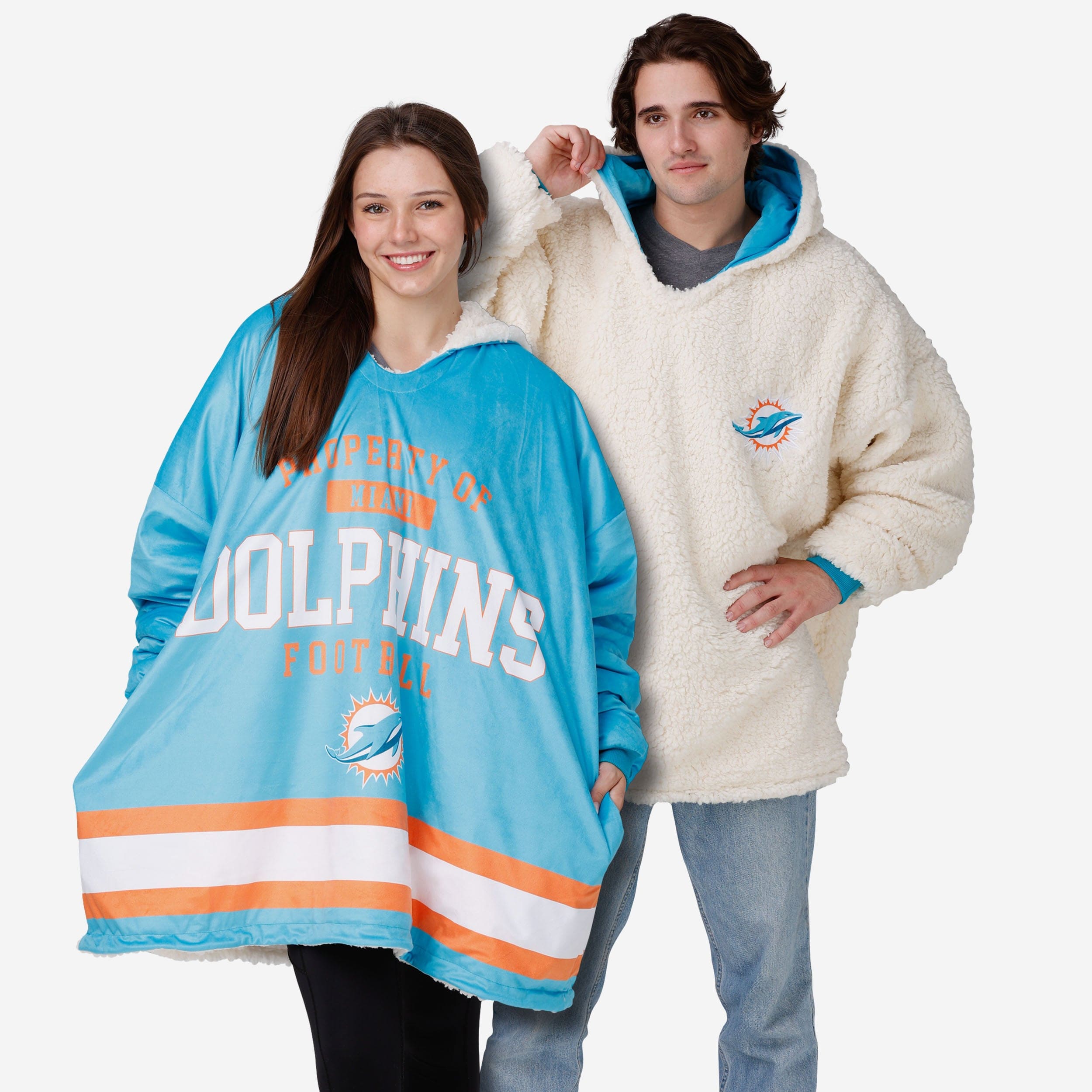 Propriété de couleur de l'équipe Miami Dolphins de Hoodeez