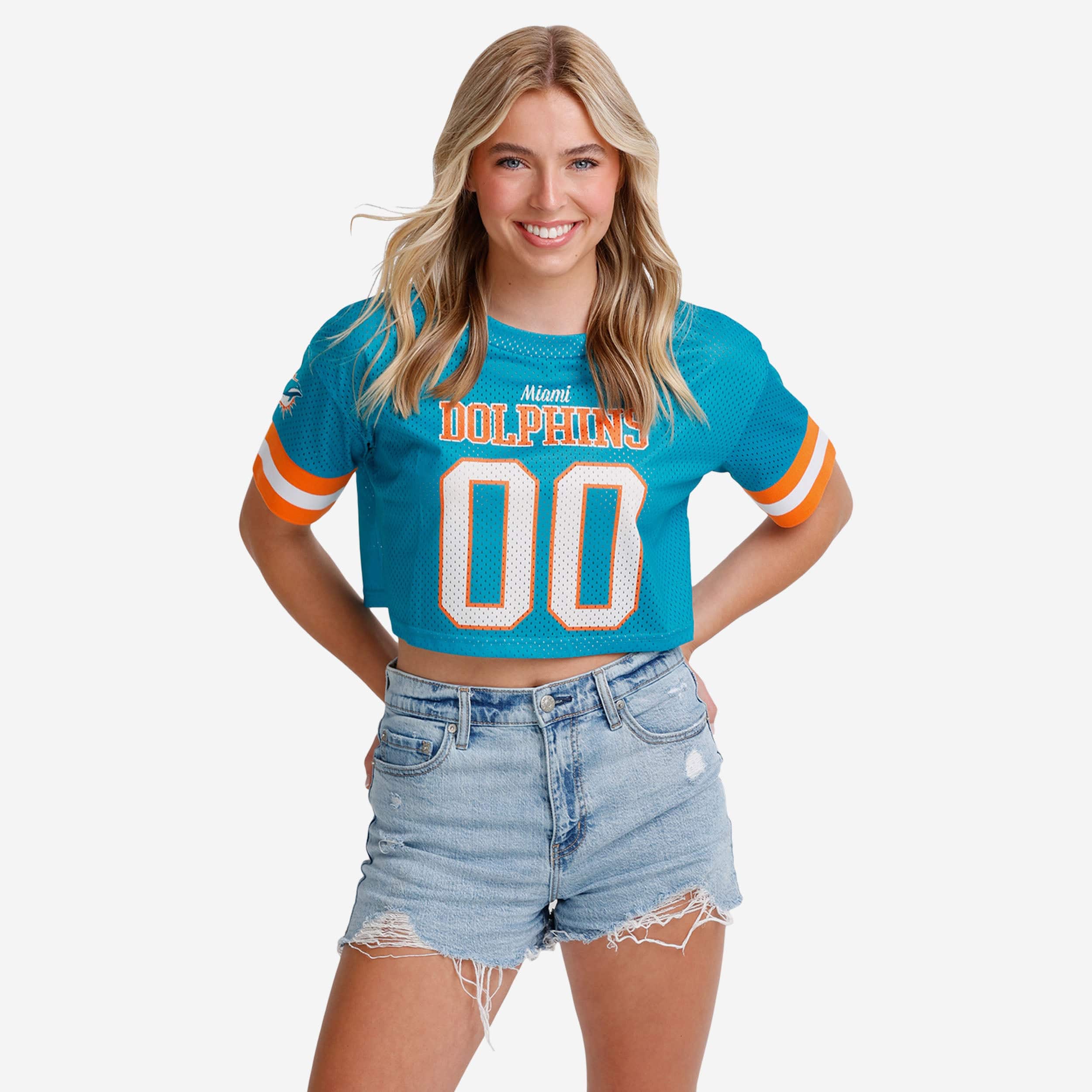Miami Dolphins Haut court en maille Gameday pour femme