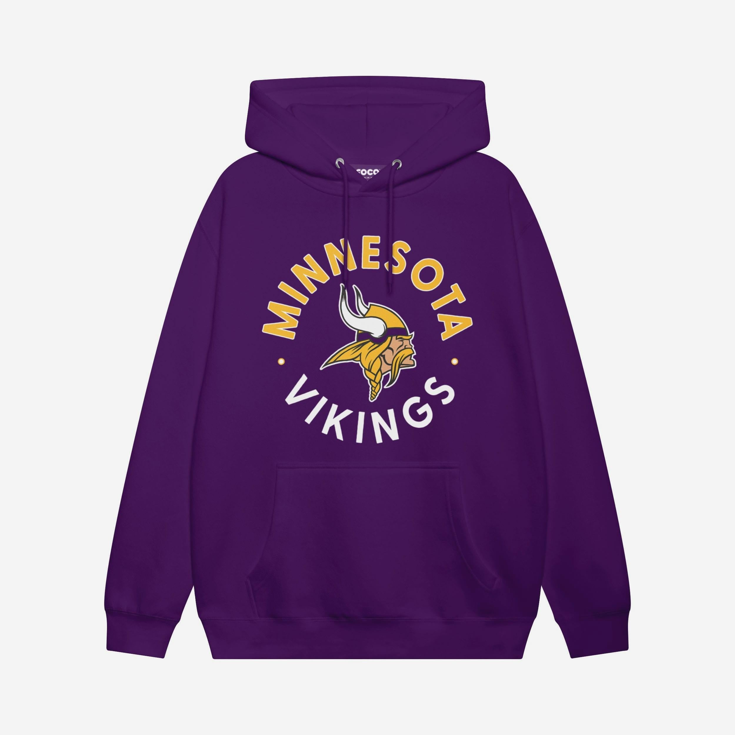 Sweat à capuche cercle Minnesota Vikings