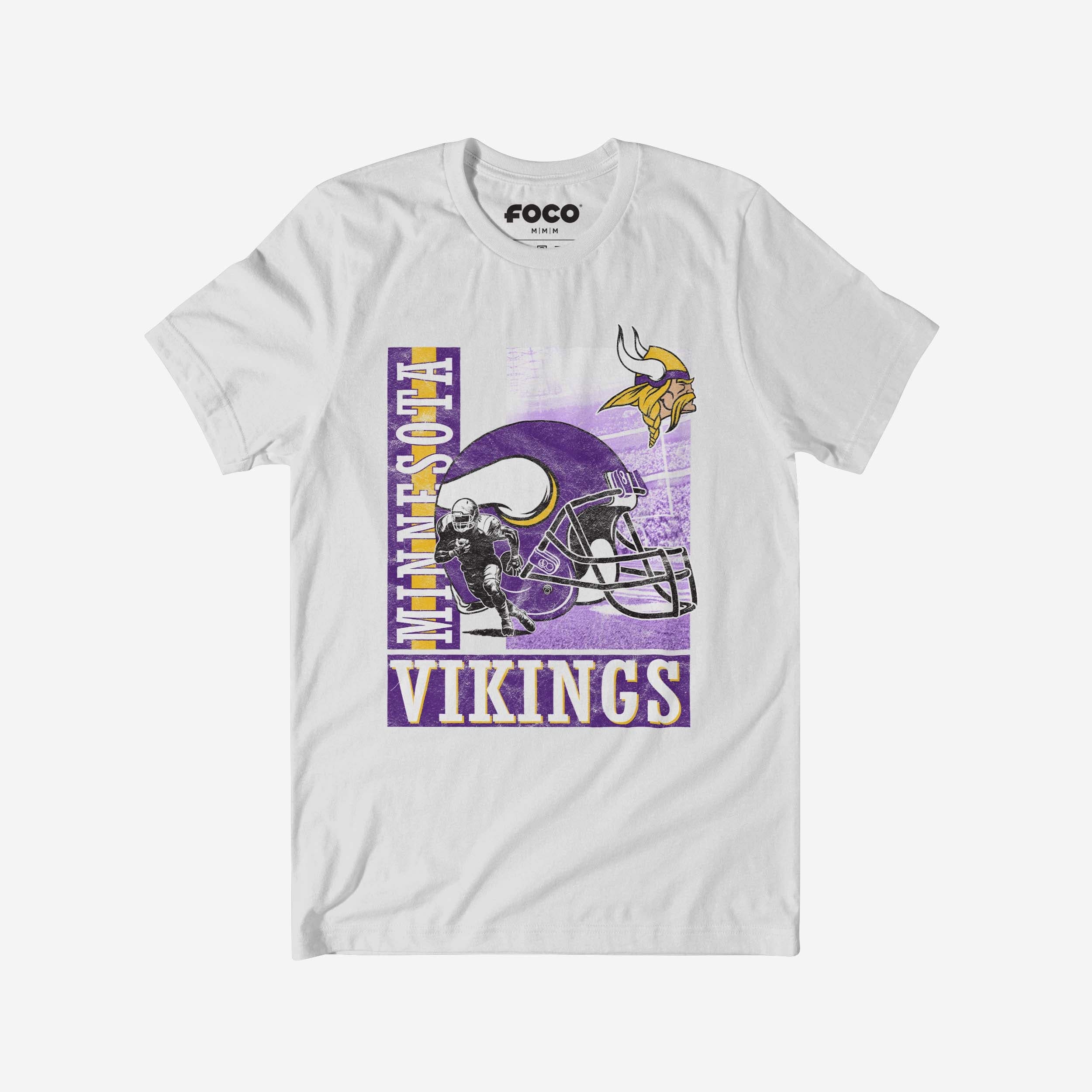 T-shirt Minnesota Vikings avec casque Dash