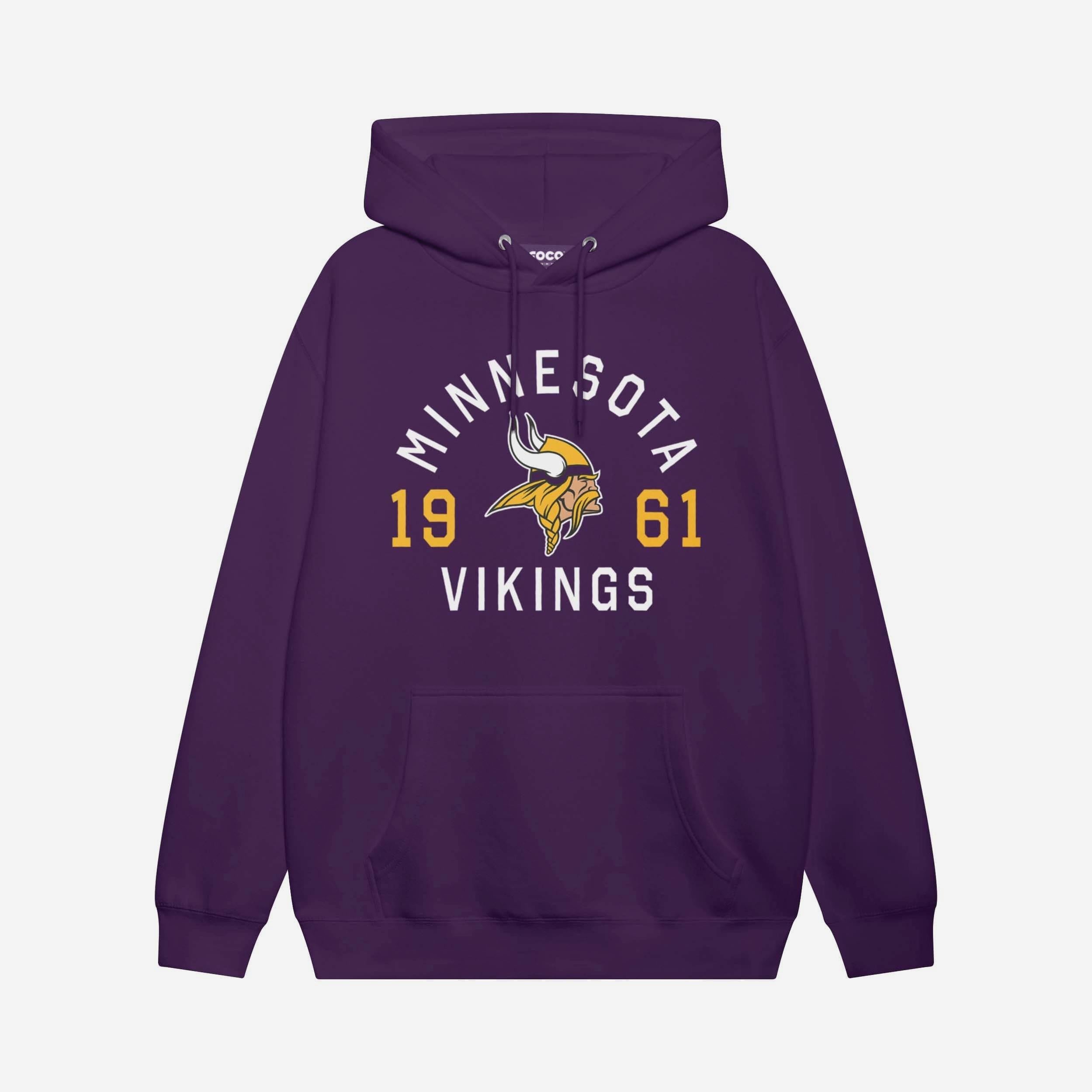 Sweat à capuche imprimé Minnesota Vikings Heritage