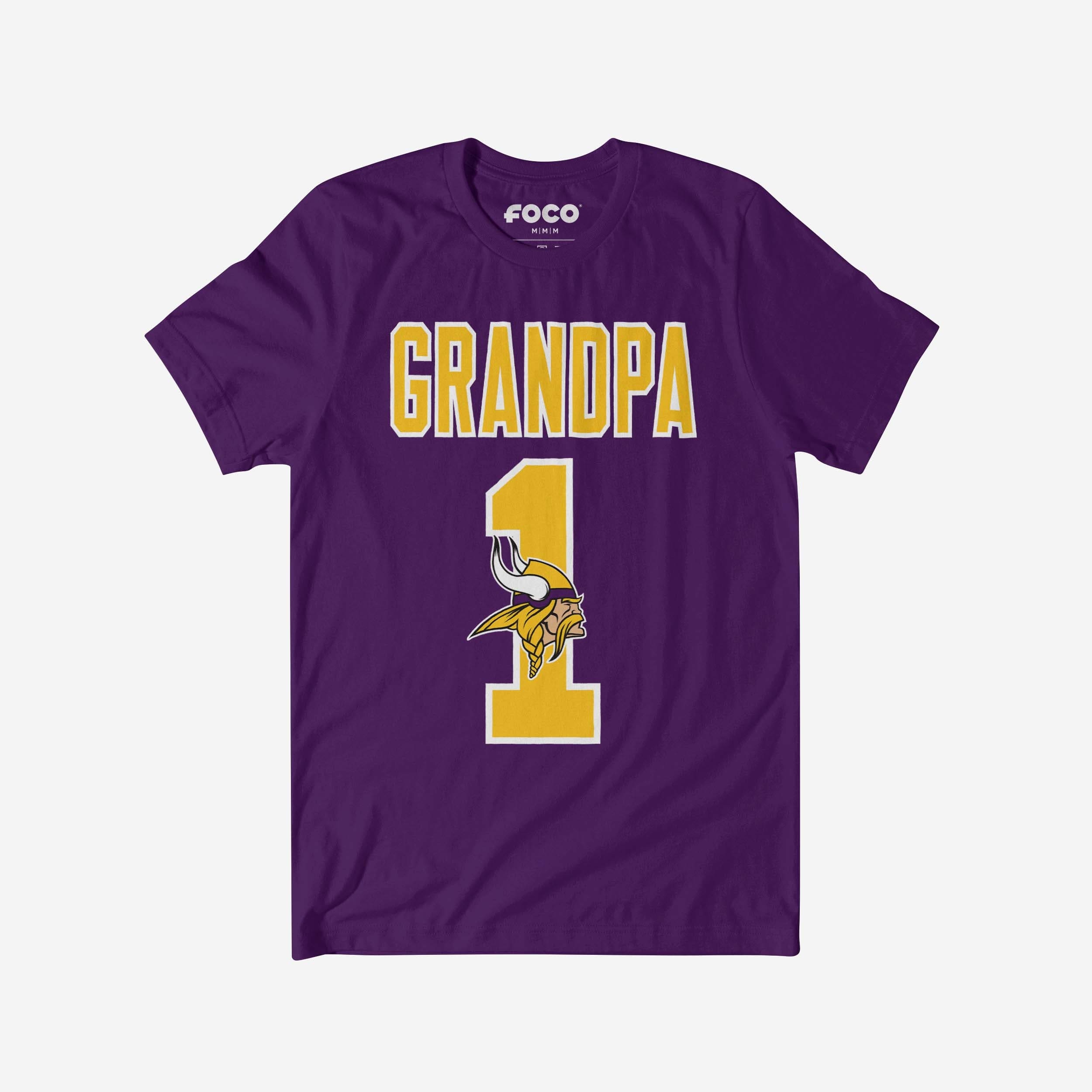 Minnesota Vikings T-shirt grand-père numéro 1