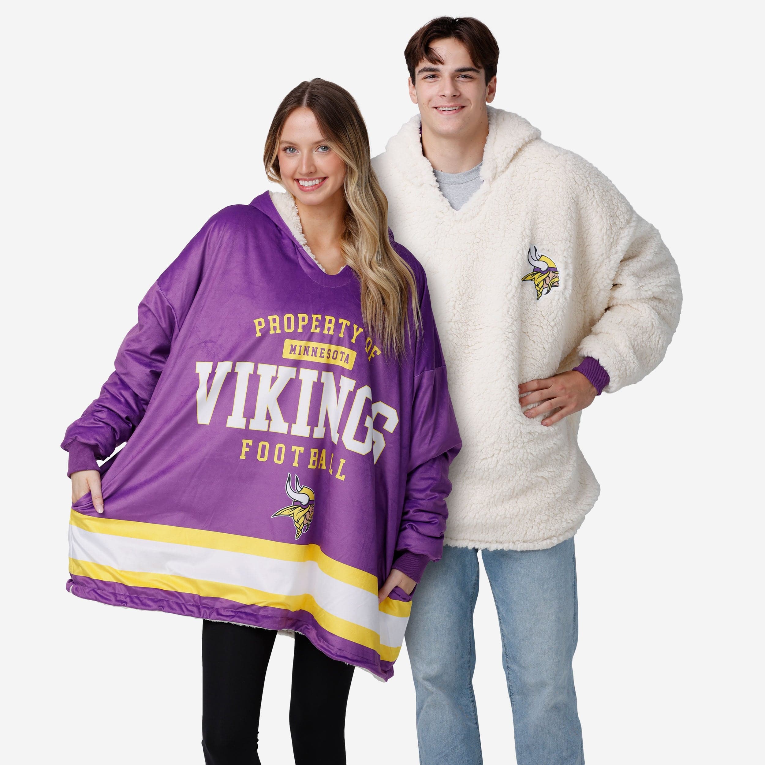 Propriété de couleur de l'équipe Minnesota Vikings de Hoodeez