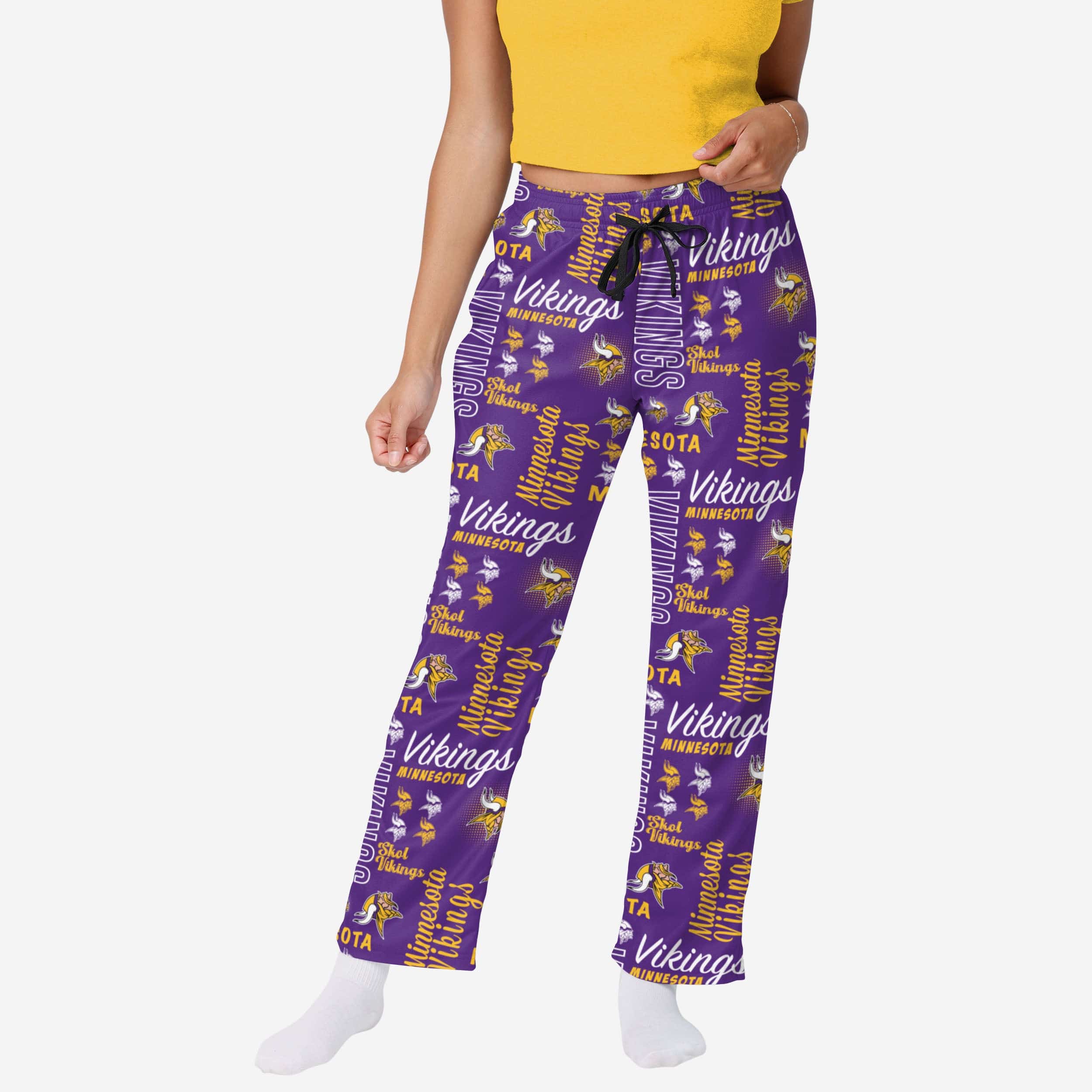 Minnesota Vikings Pantalon de survêtement mini imprimé pour femme