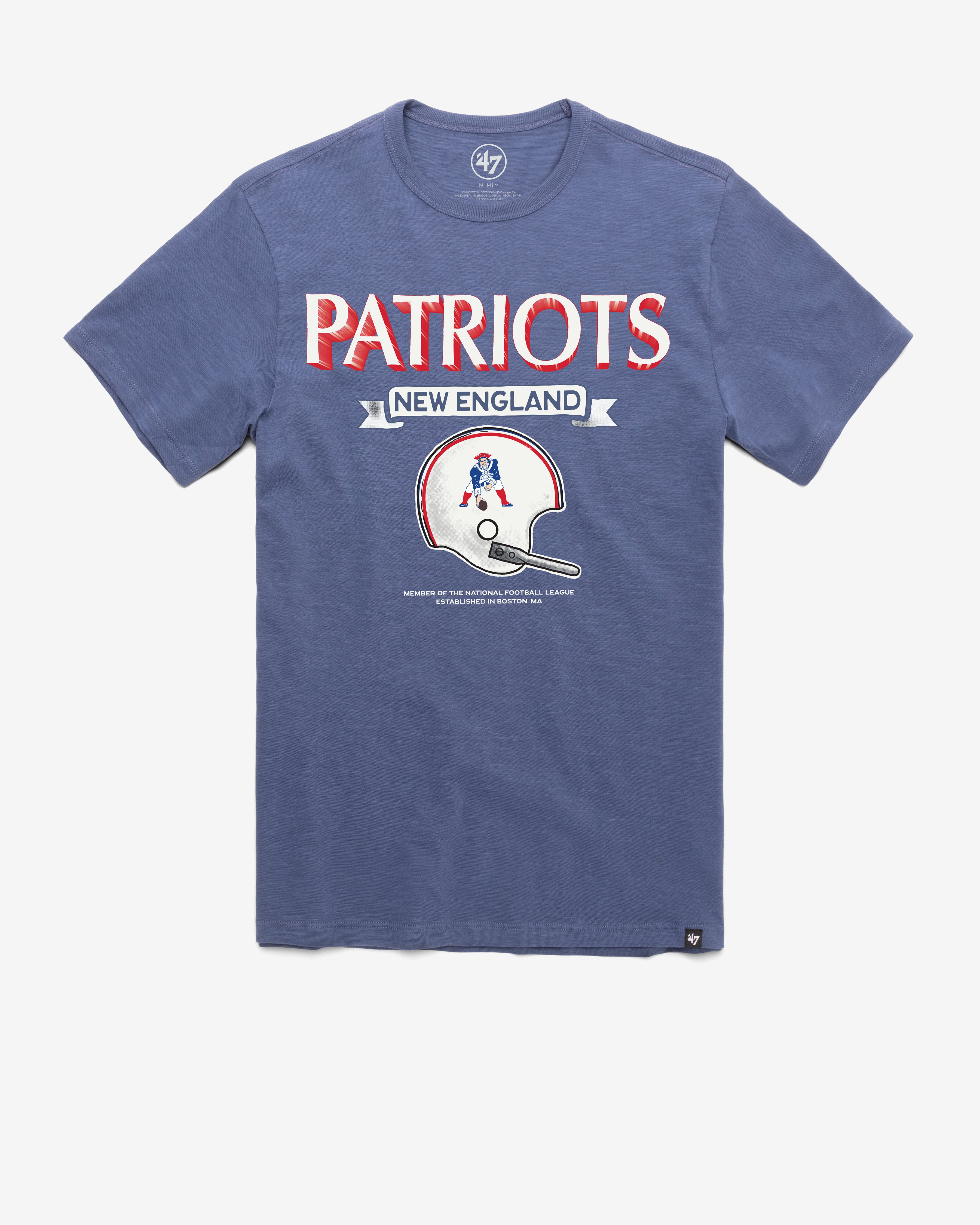 New England Patriots T-shirt SCRUM HISTORIQUE LONGUE DURÉE '47