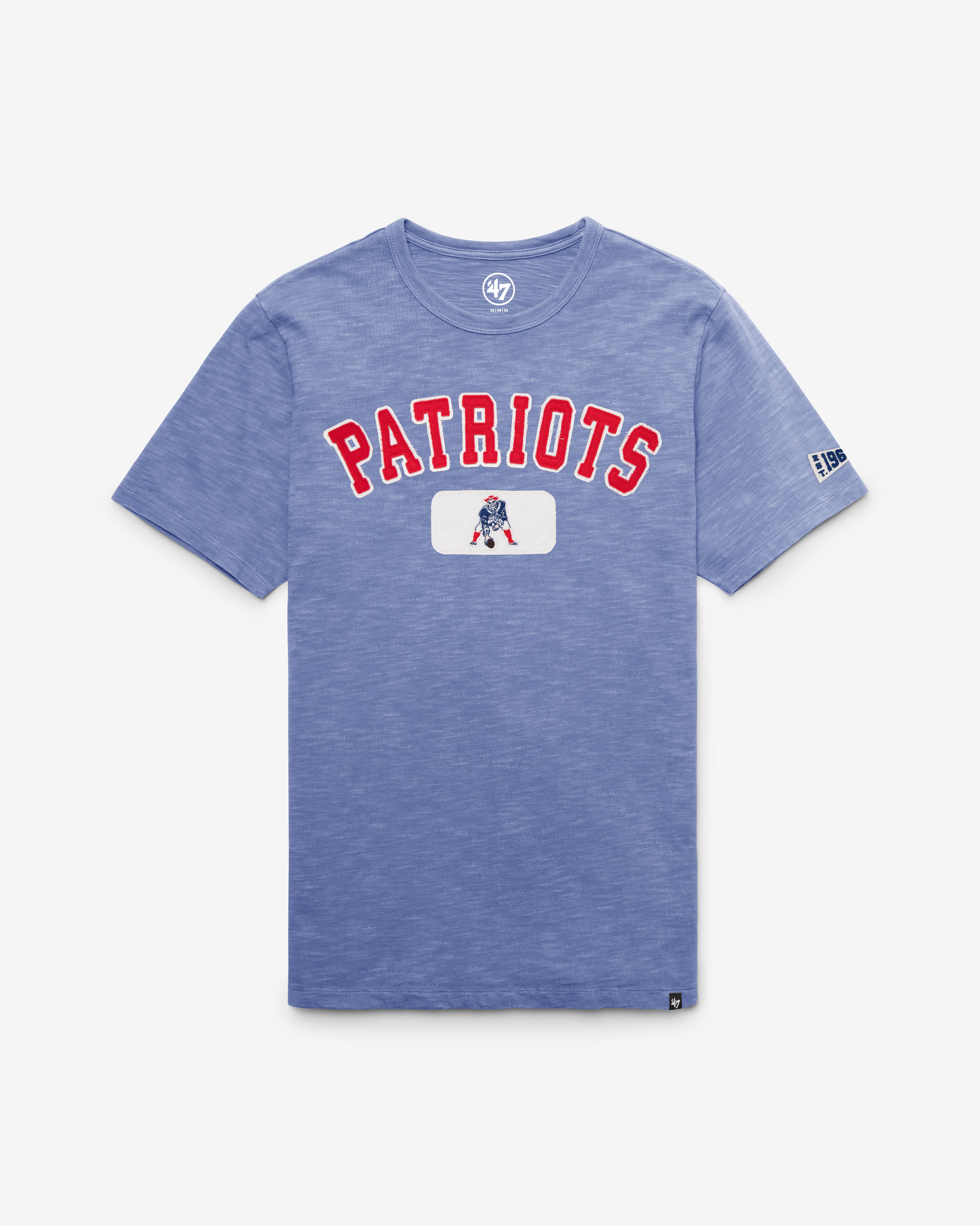 New England Patriots HISTORIQUE SEYMOORE BIEN USÉ '47 HEAVY SLUB TEE