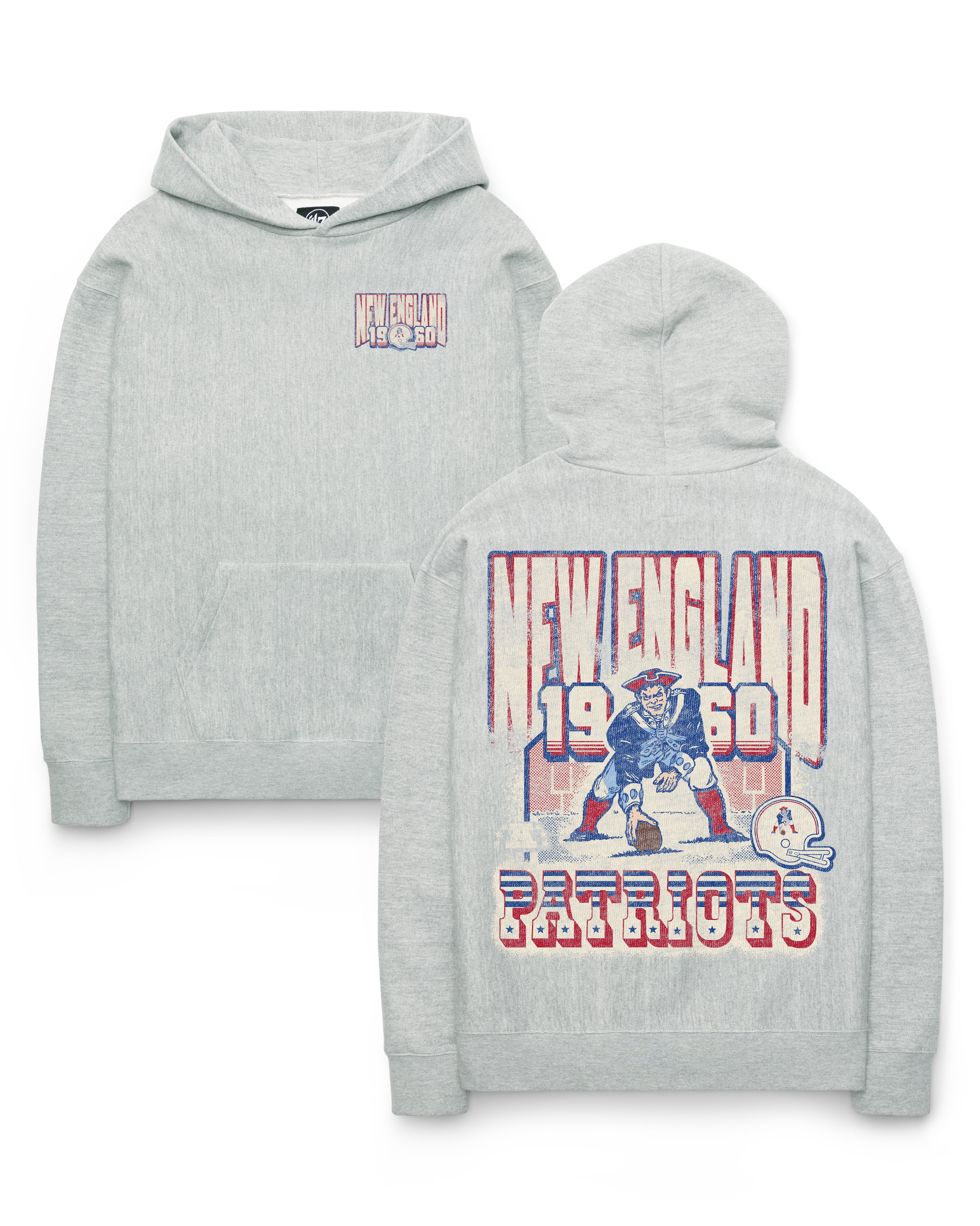 New England Patriots HISTORIQUE VARSITY HOUSE BACKER '47 FONDATION HOTTE