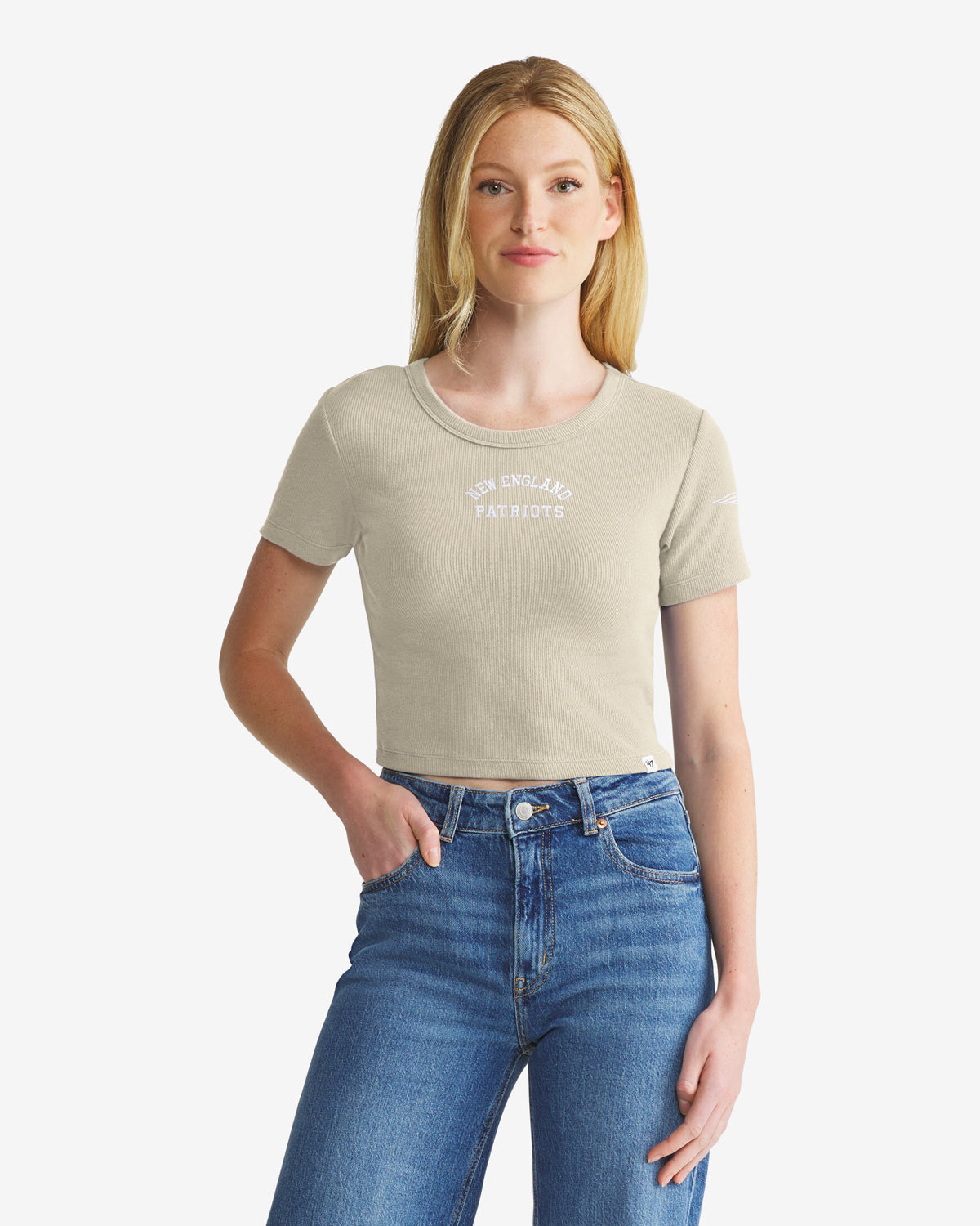 New England Patriots SPIRITED '47 T-SHIRT BABY RIB POUR FEMME