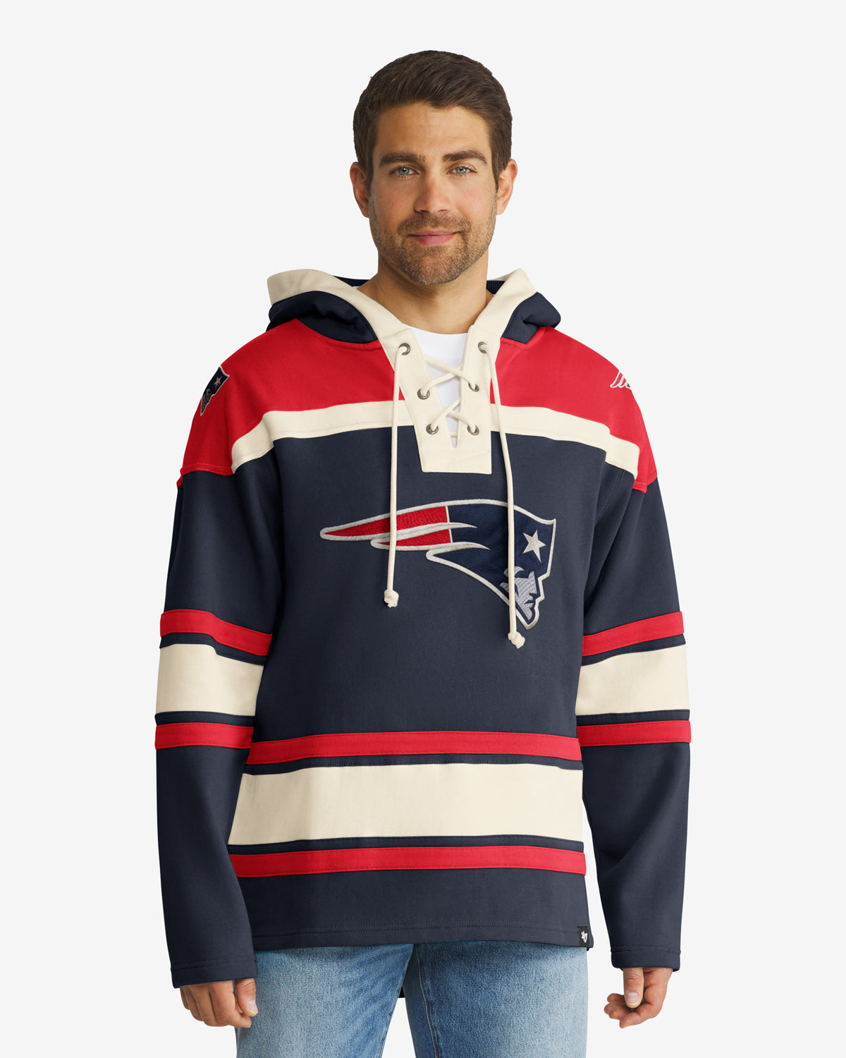 New England Patriots CAPUCHE LACER SUPÉRIEURE '47