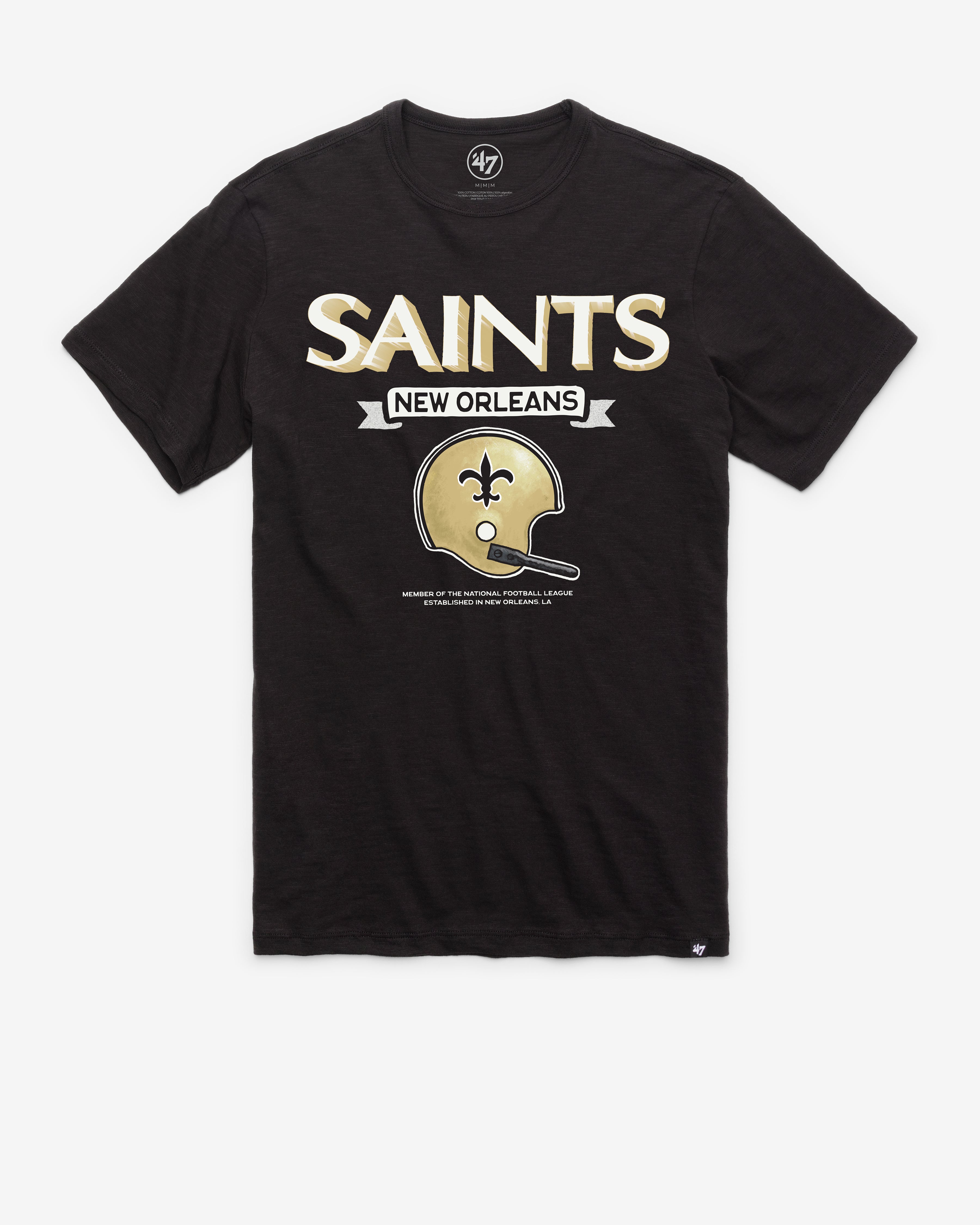 New Orleans Saints T-shirt SCRUM HISTORIQUE LONGUE DURÉE '47