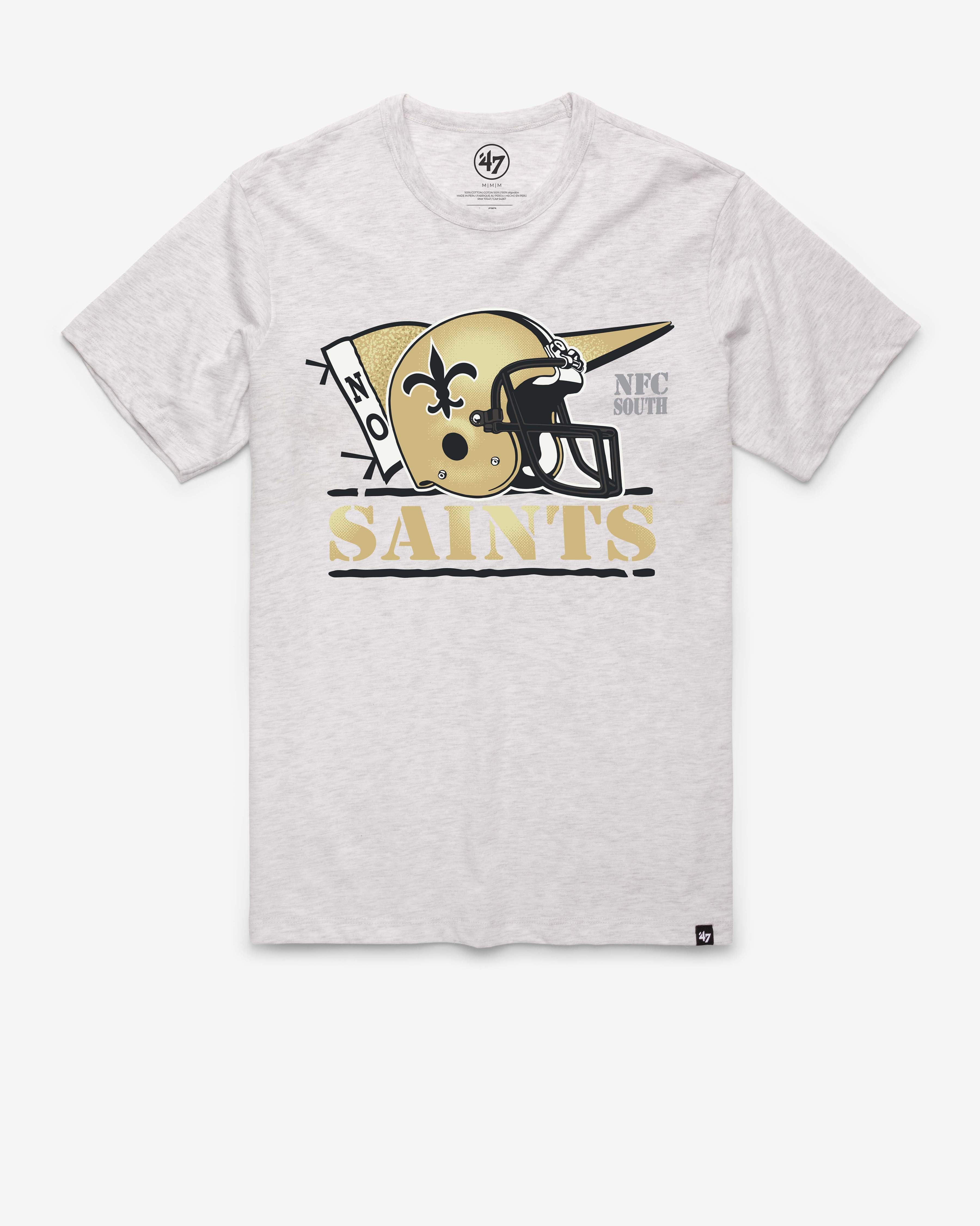 New Orleans Saints CHAMP DE MOUVEMENT HISTORIQUE '47 FRANKLIN TEE