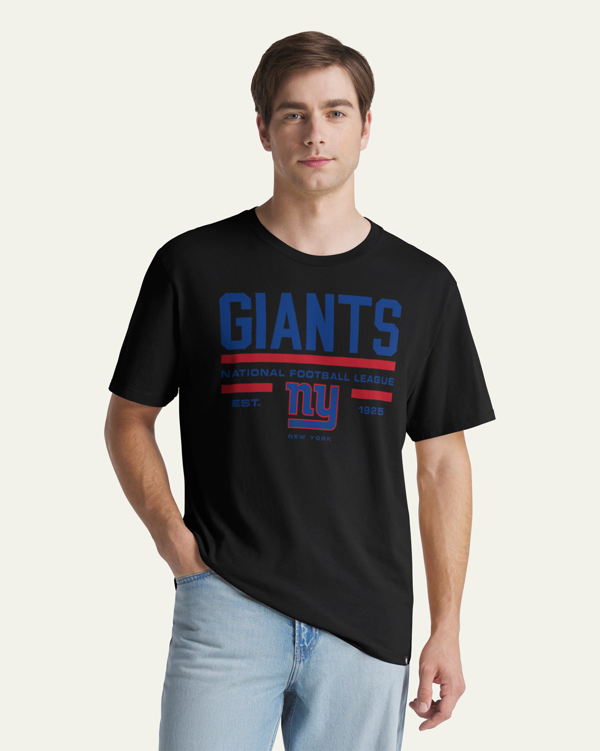 New York Giants STACK BLOCK '47 T-SHIRT QUOTIDIEN