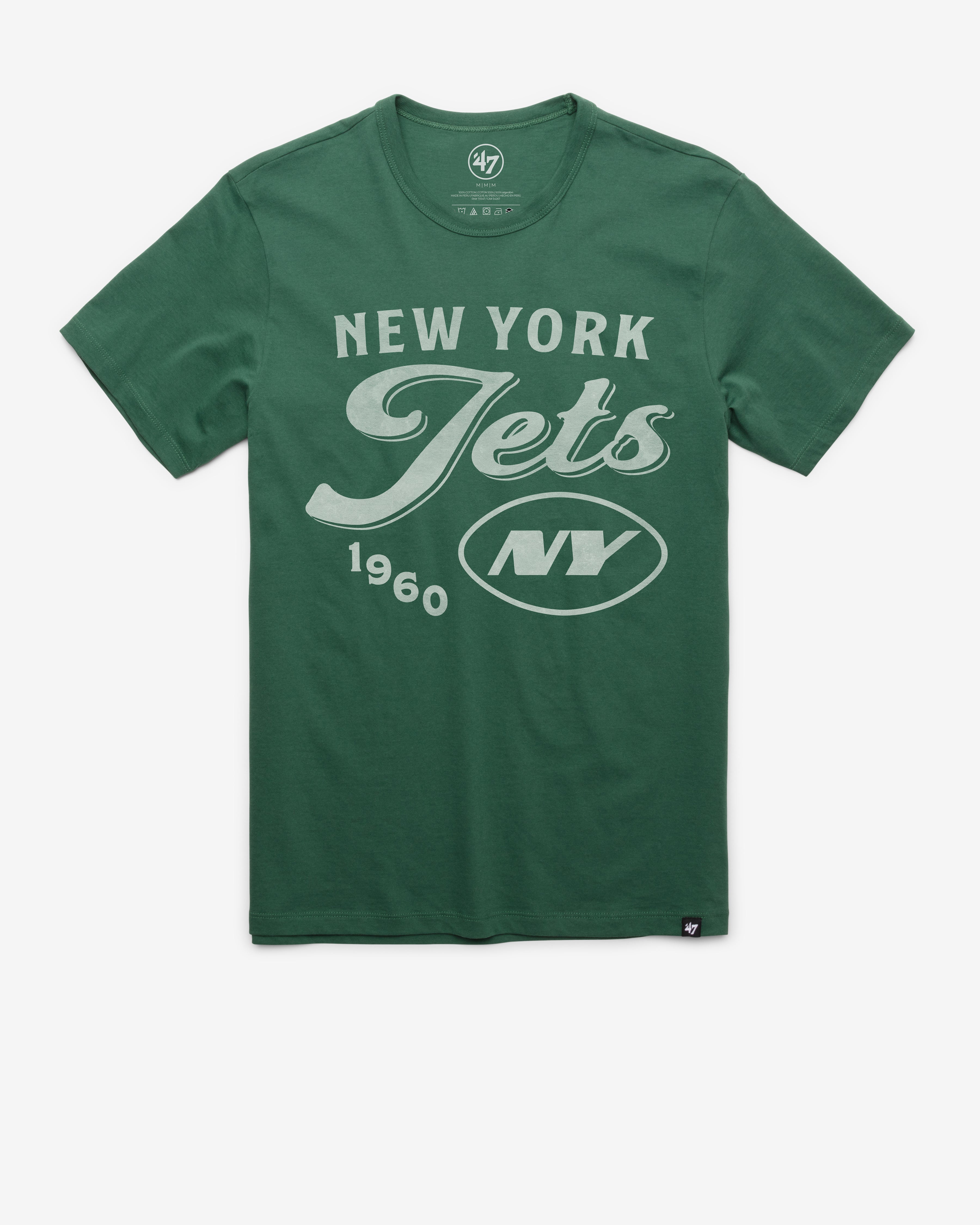 New York Jets SCRIPT '47 FRANKLIN TEE