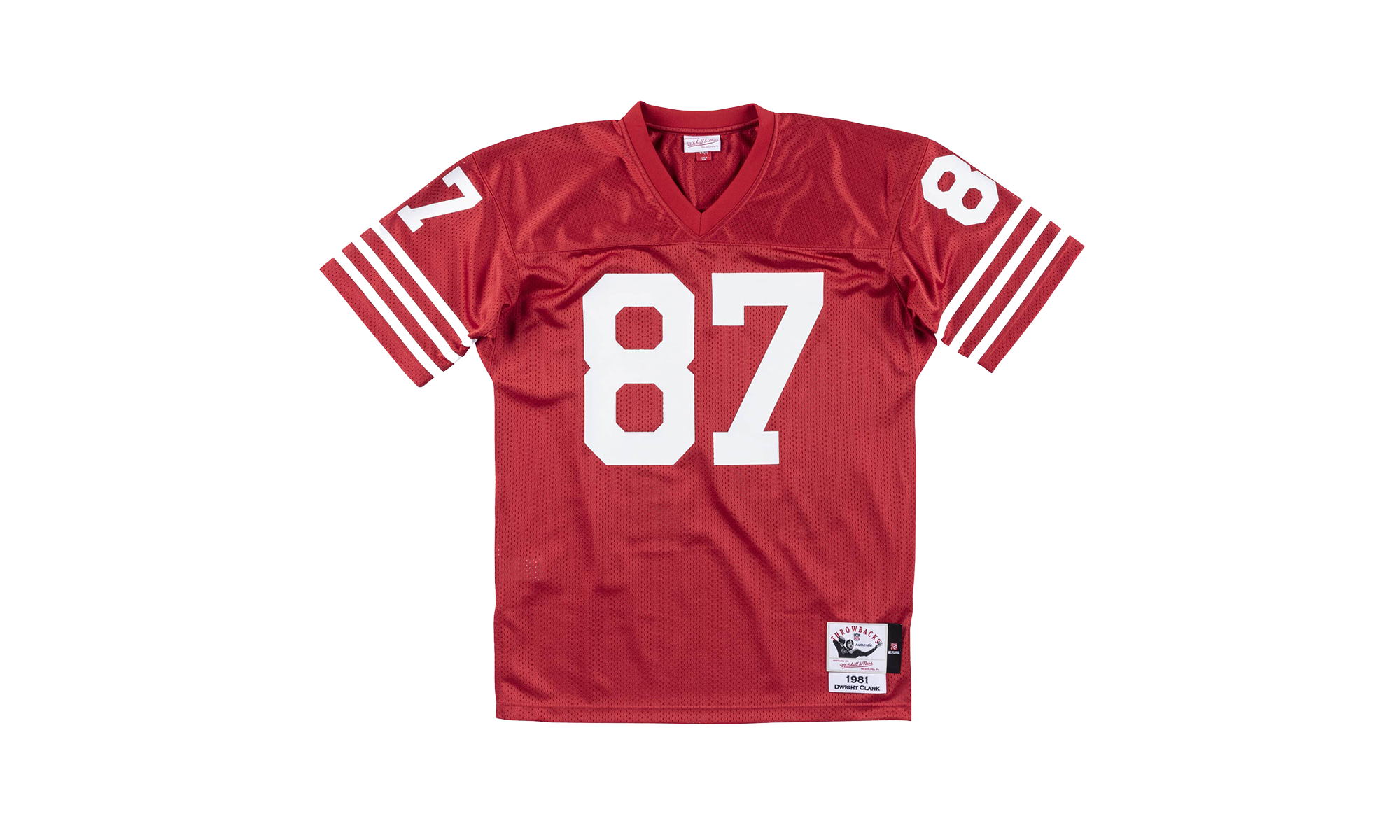 MAILLOT AUTHENTIQUE NFL 49ERS 1981 DWIGHT CLARK "49ERS" AJY6GS19002 SF4SCAR81DCL