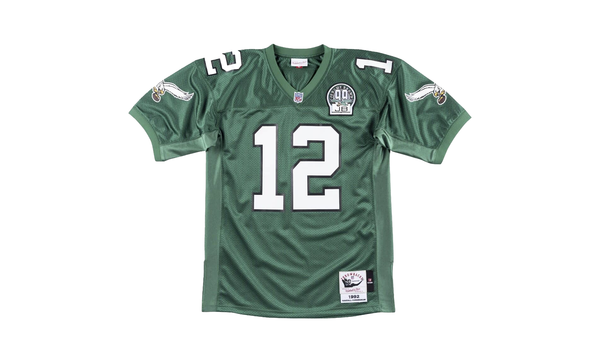 NFL JERSEY AUTHENTIQUE EAGLES 1992 RANDALL CUNNINGHAM "EAGLES" AJY6CP18038 PEADKGN92RCU