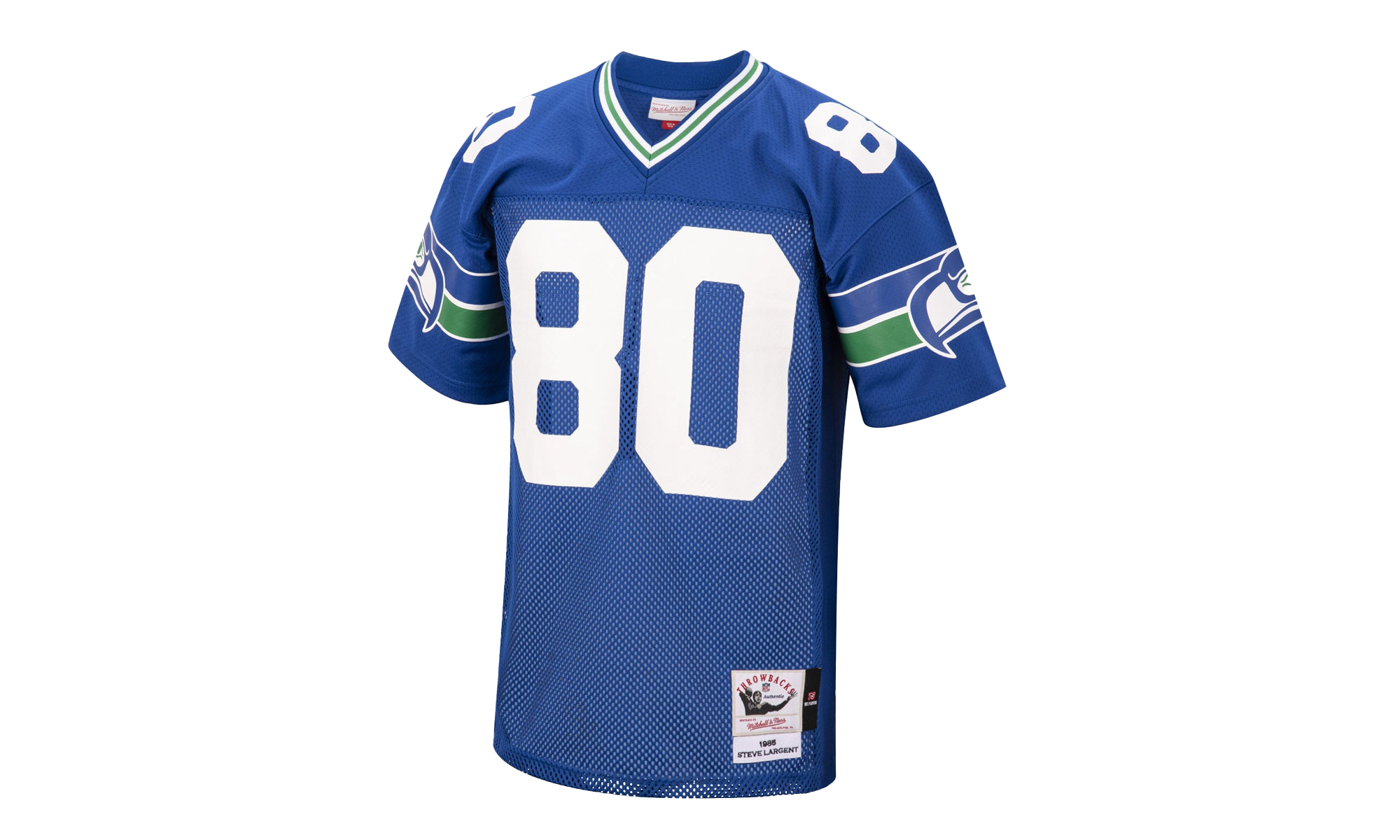 NFL MAILLOT AUTHENTIQUE SEAHAWKS 1985 STEVE LARGENT "SEAHAWKS" AJY6GS19015 SSEROYA85SLA