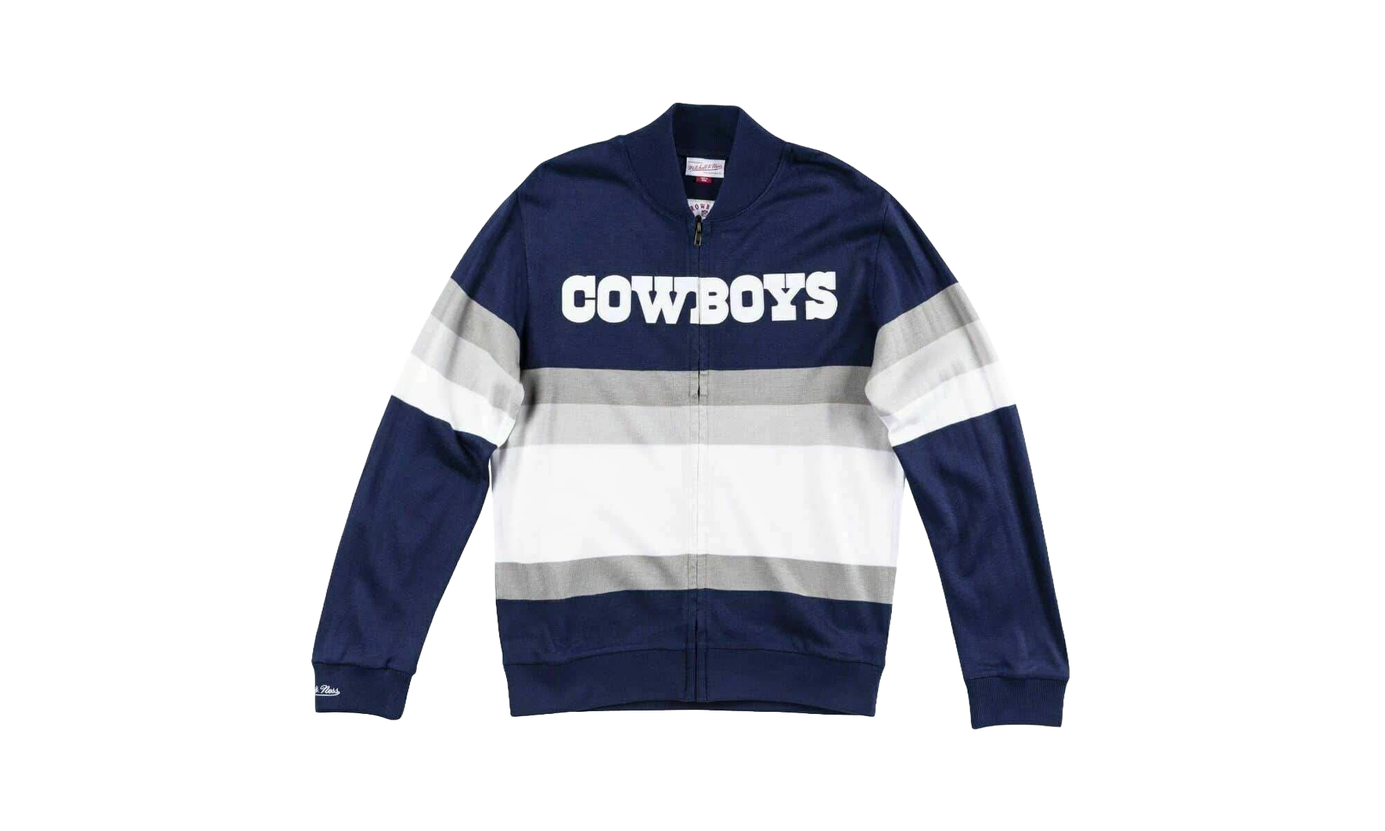 Pull zippé à rayures frontales NFL "Dallas Cowboys - Marine" SWTRAJ18024 DCONAVY