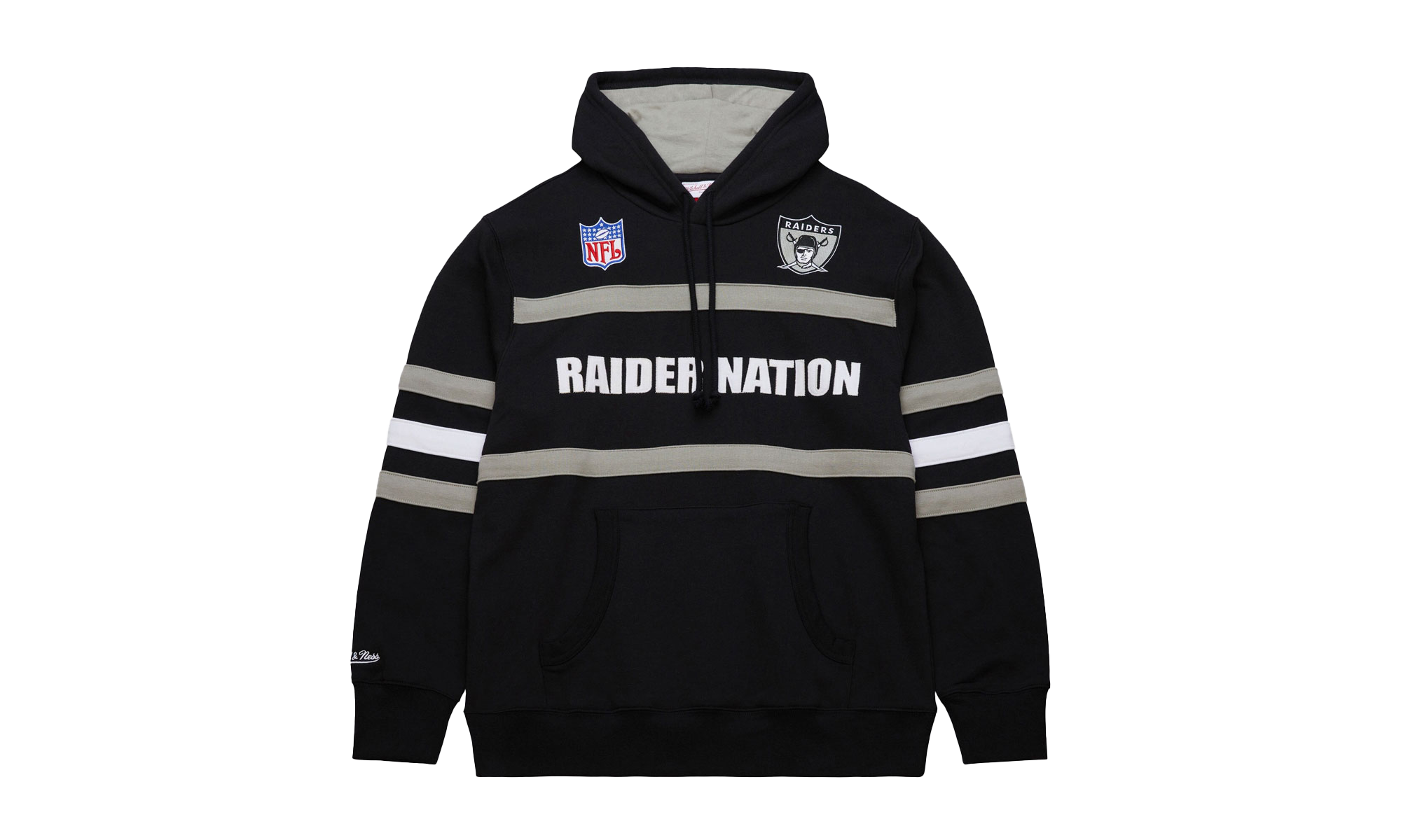 NFL HEAD COACH HOODIE VINTAGE LOGO RAIDERS "Noir" TH8072 ORABLCK