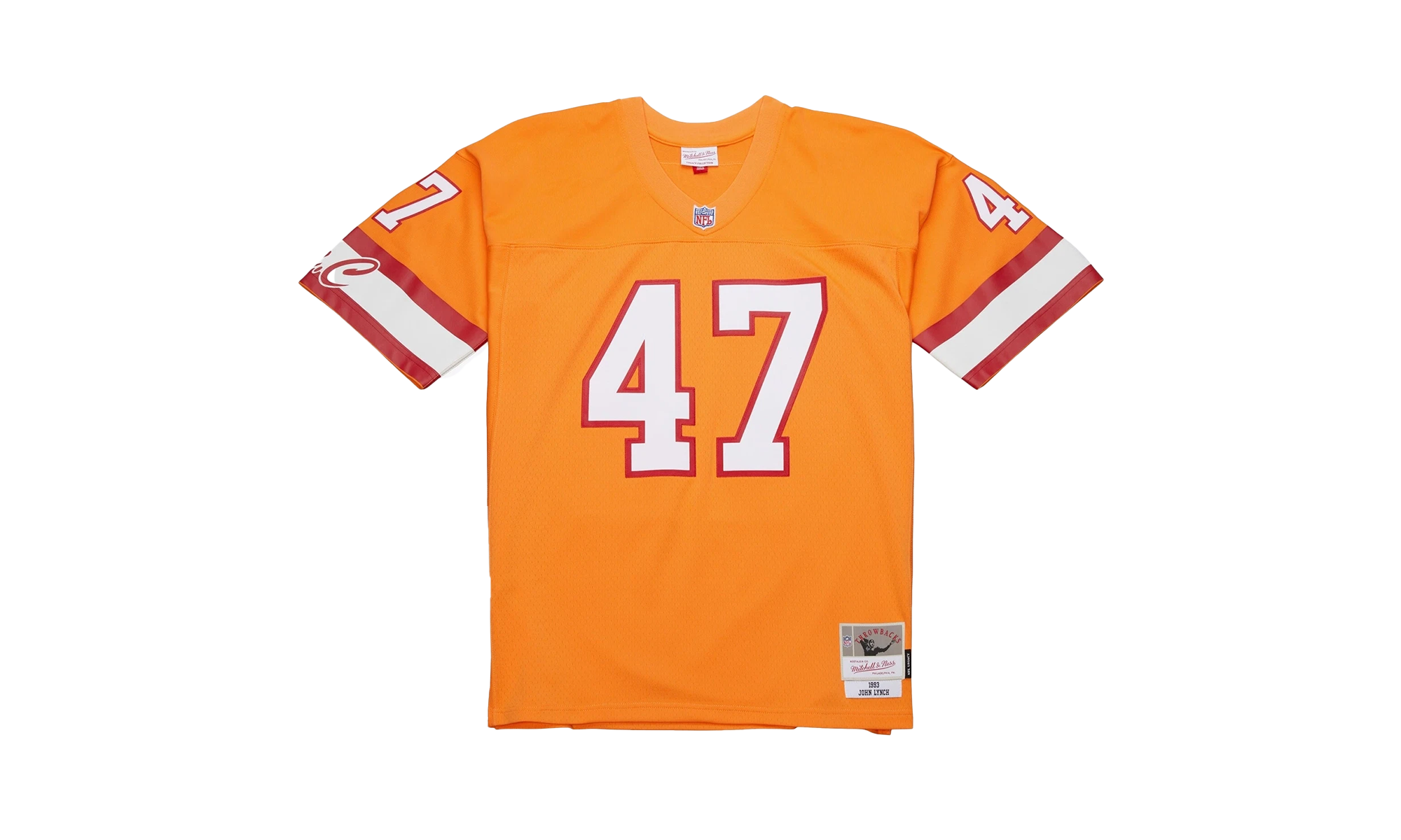 Maillot NFL John Lynch foncé "1993 Tampa Bay Buccaneers - Orange" JY9783 TBBORAN