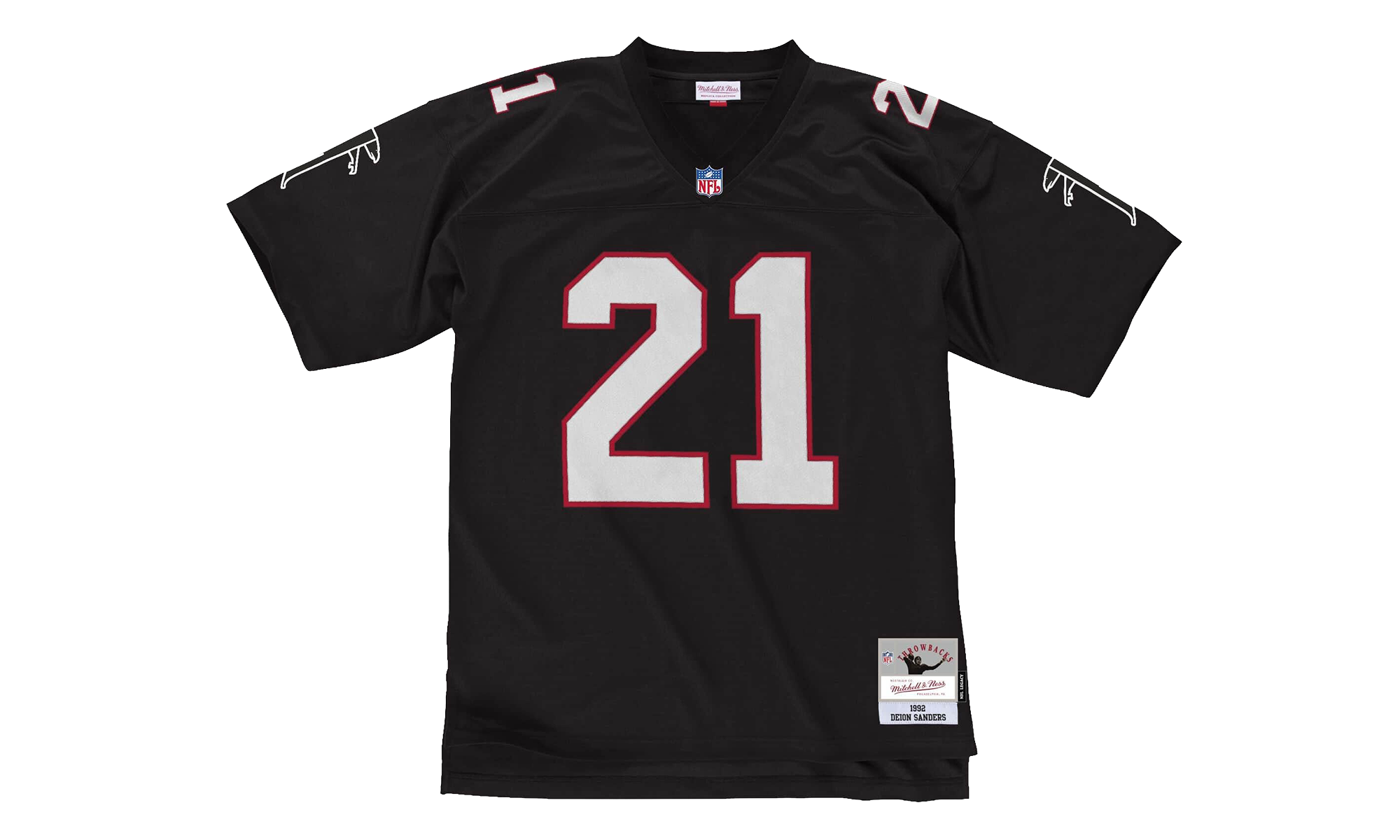 Maillot NFL Legacy "Falcons 1992 Deion Sanders" LGJYCP18051-AFABLCK92DSA