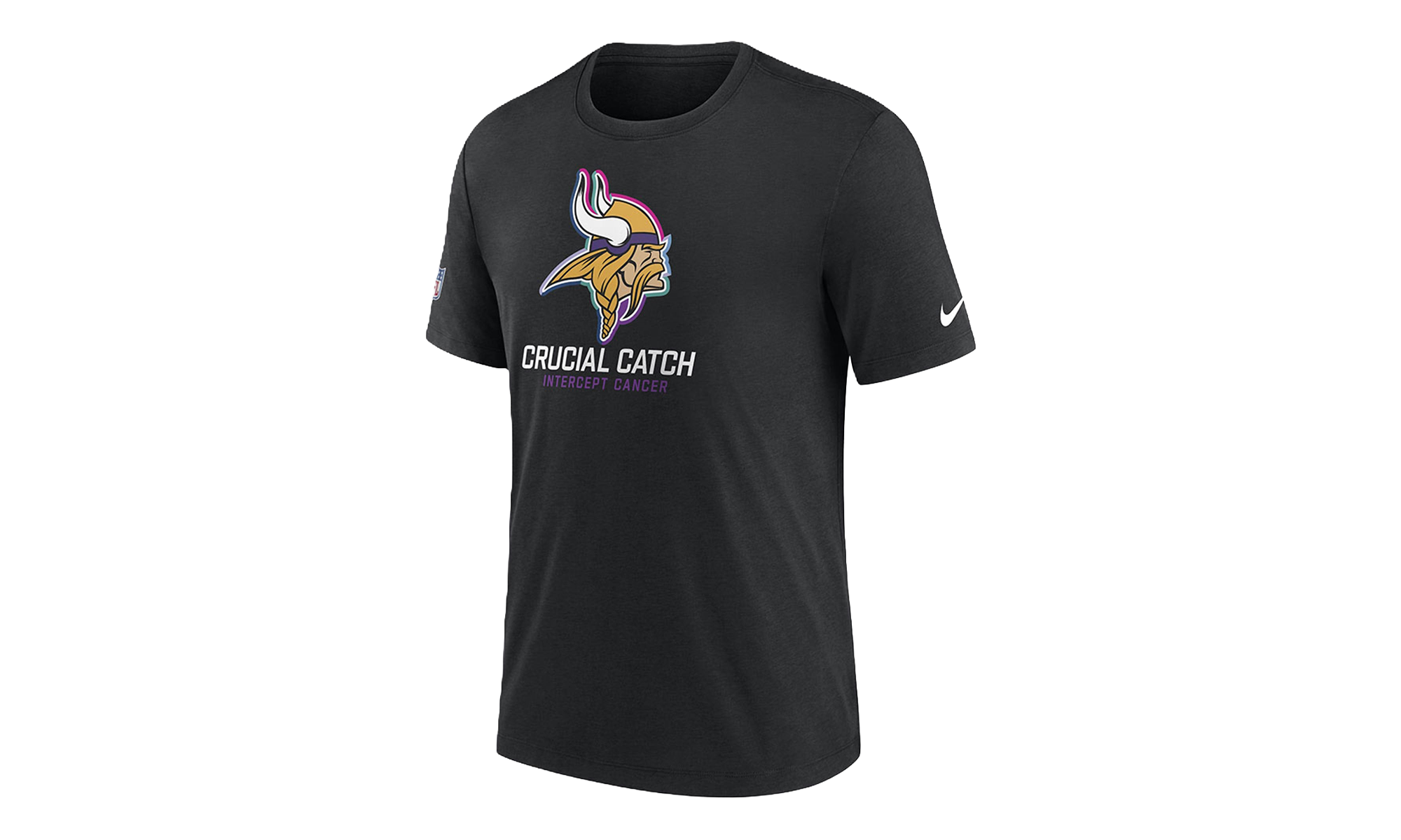 T-shirt NFL Minnesota Vikings 2024 Crucial Catch "Noir" 02G3 00A ZUK GXZ