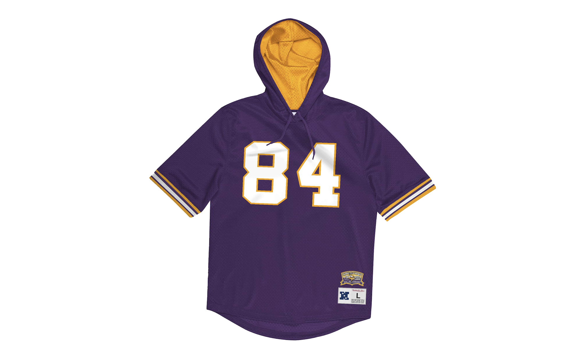 NFL N&N MESH SS HOODIE VIKINGS 2000 RANDY MOSS "Violet" NNMPSC19045 MVIPURP00RMO