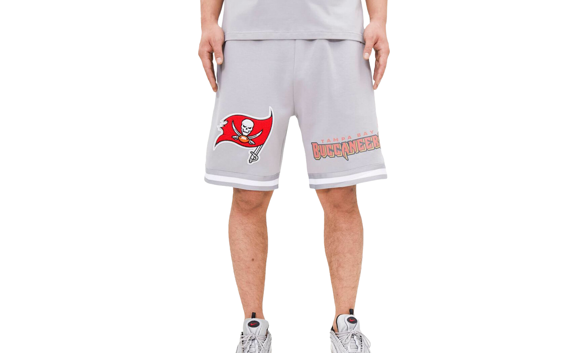 Short NFL Tampa Bay Buccaneers Pro Team pour hommes "Gris" FTB340494 GRY
