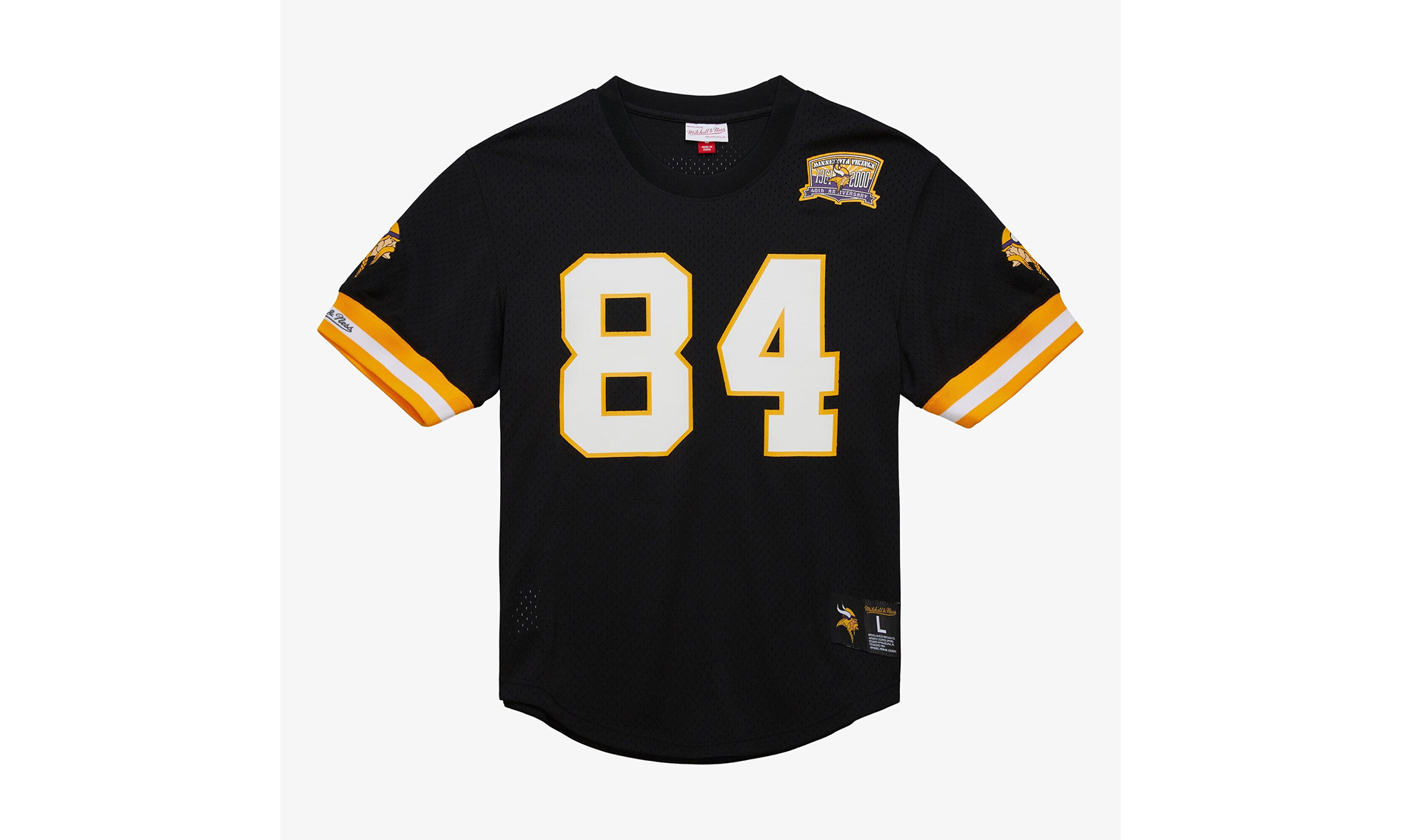 Haut en maille N&N "NFL Vikings 2000 Randy Moss" NNMPMG18061 MVIBLCK00RMO