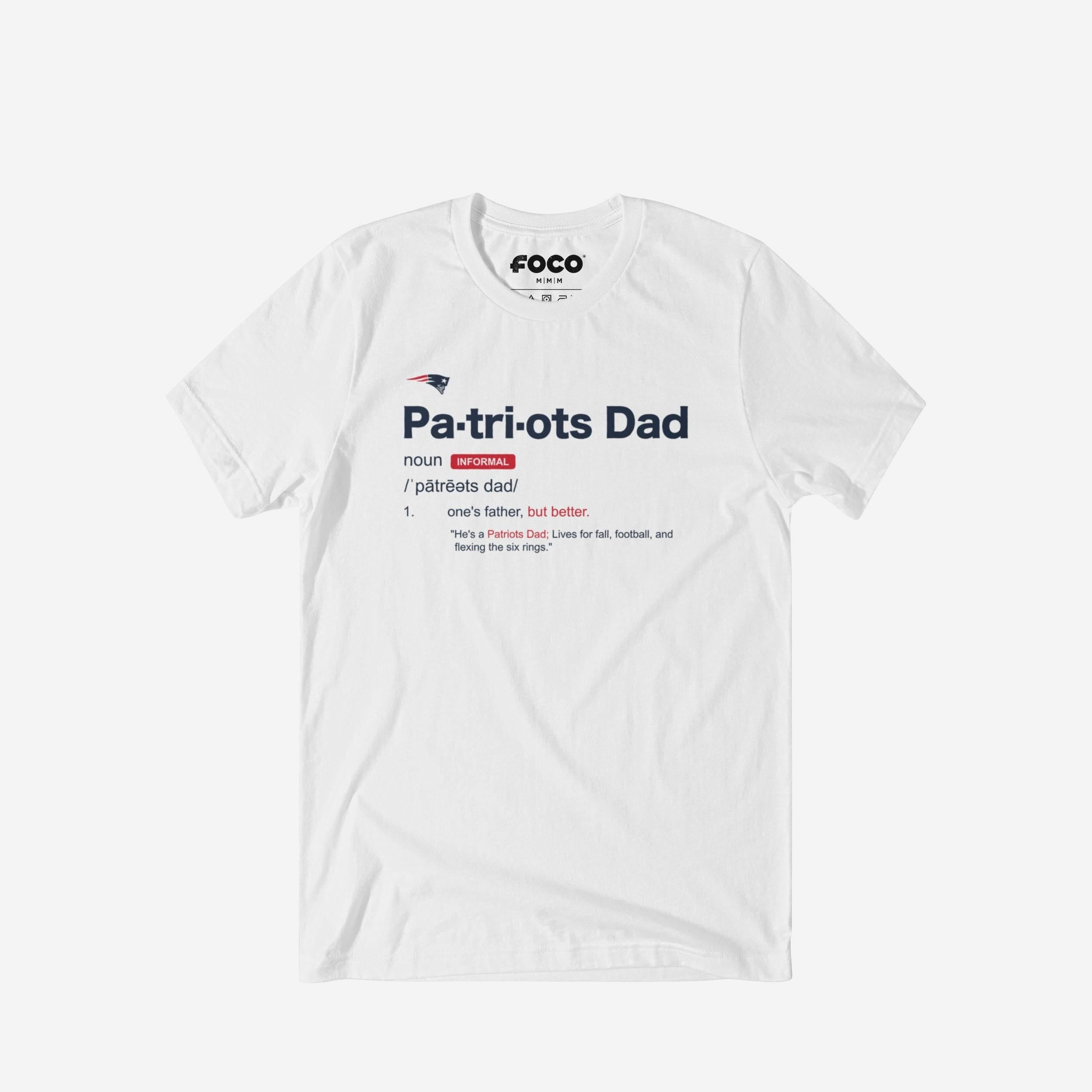 New England Patriots T-shirt définition papa