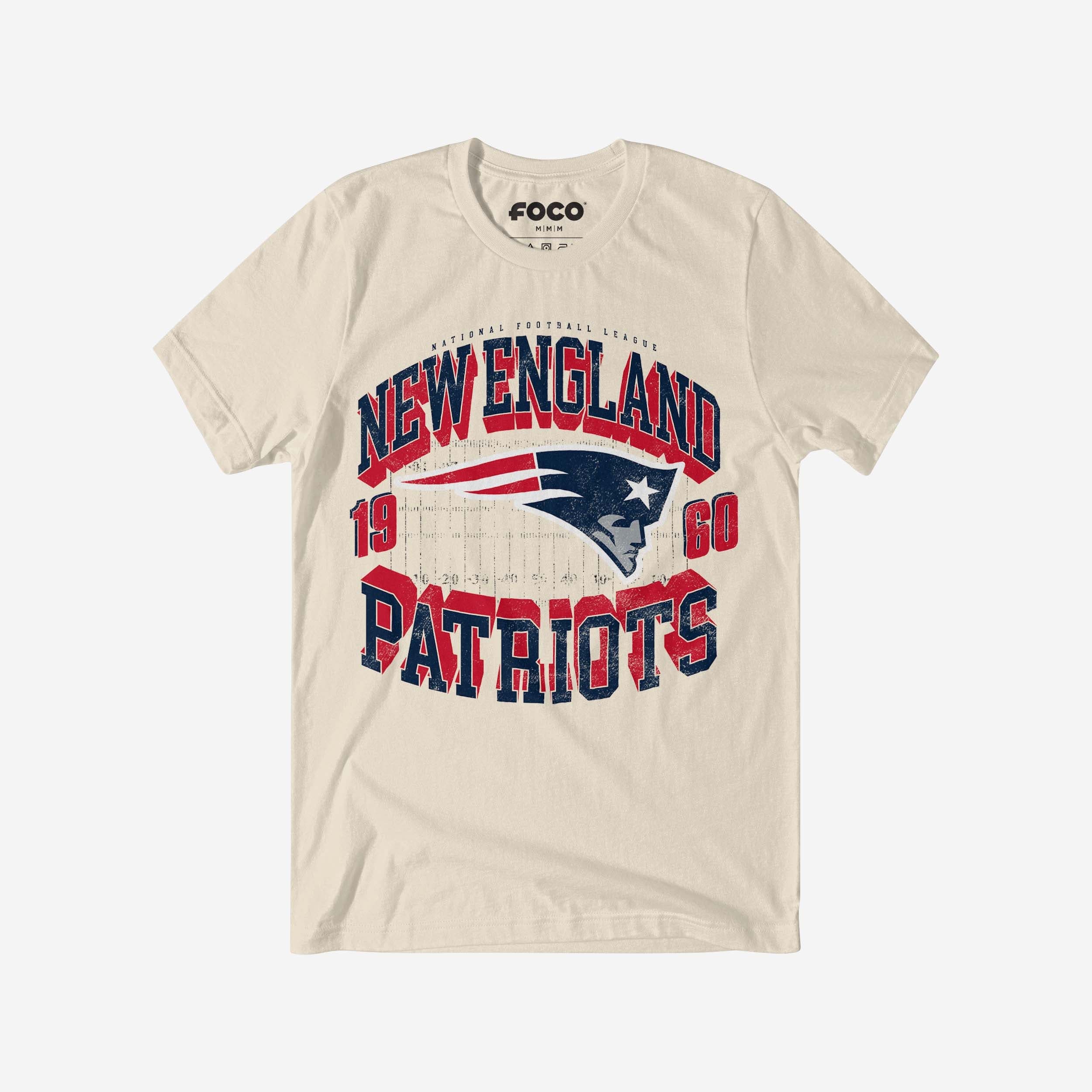 New England Patriots T-shirt avec mot-symbole arqué