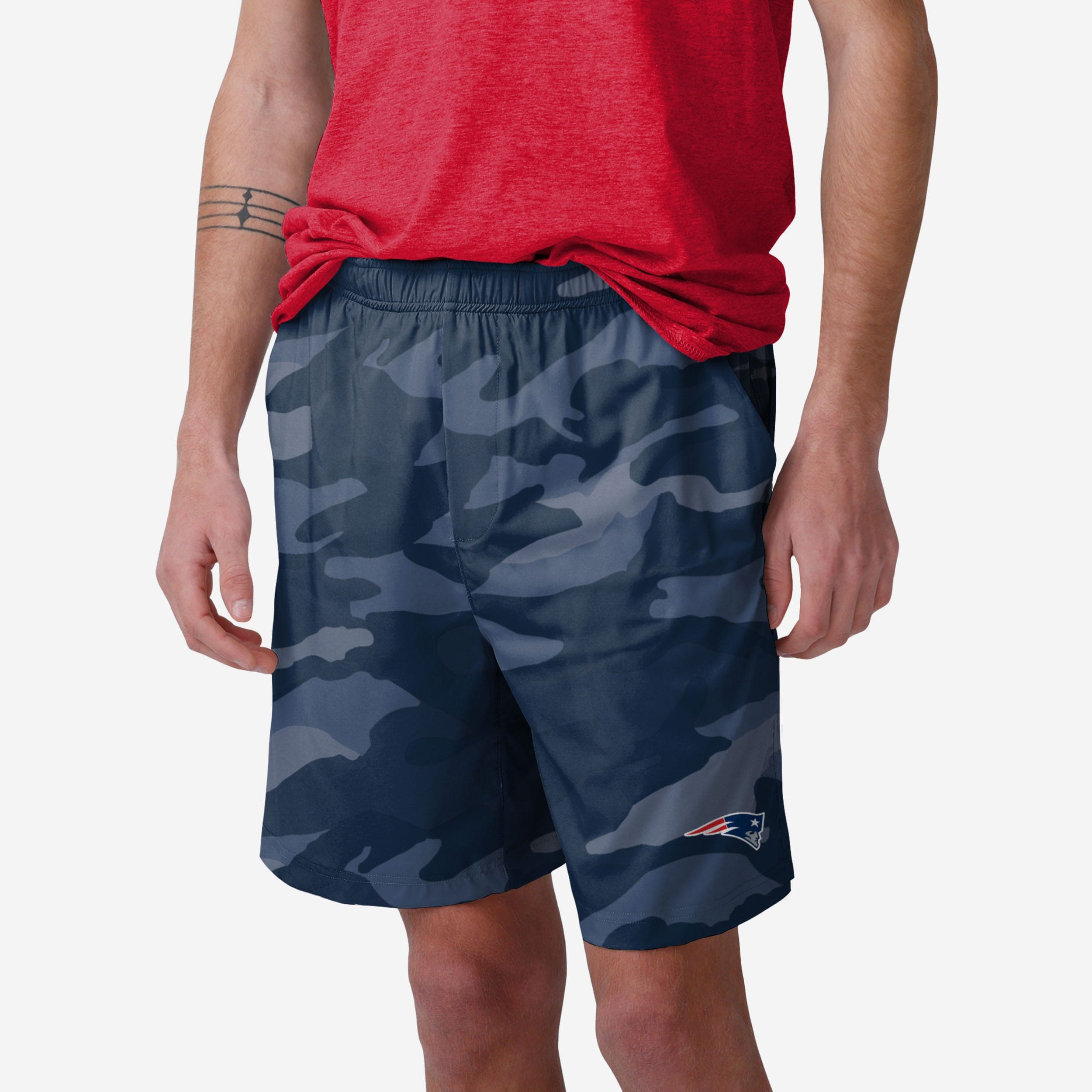 New England Patriots Short tissé camouflage ton sur ton